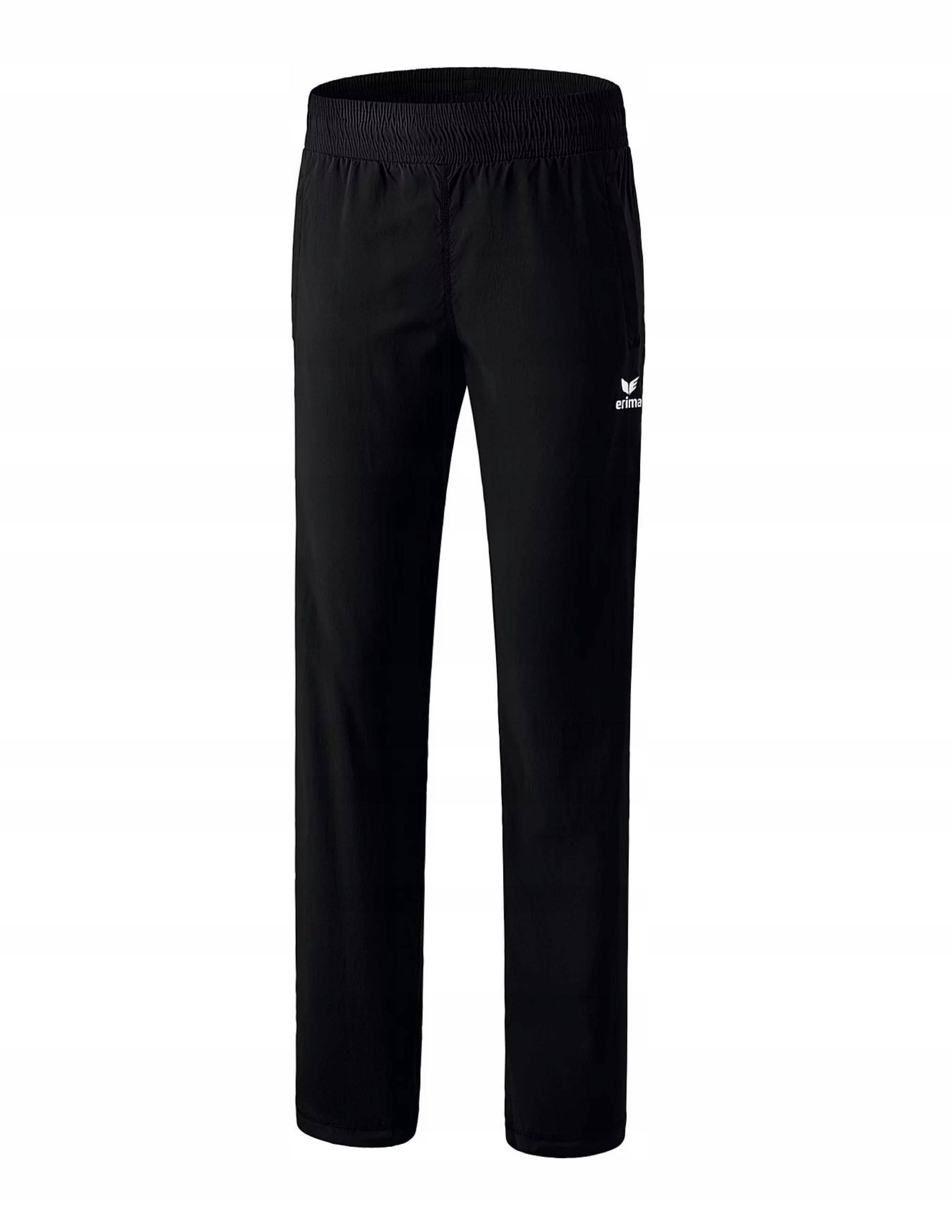 Spodnie treningowe damskie Erima Pants with full-length zip Czarny 34