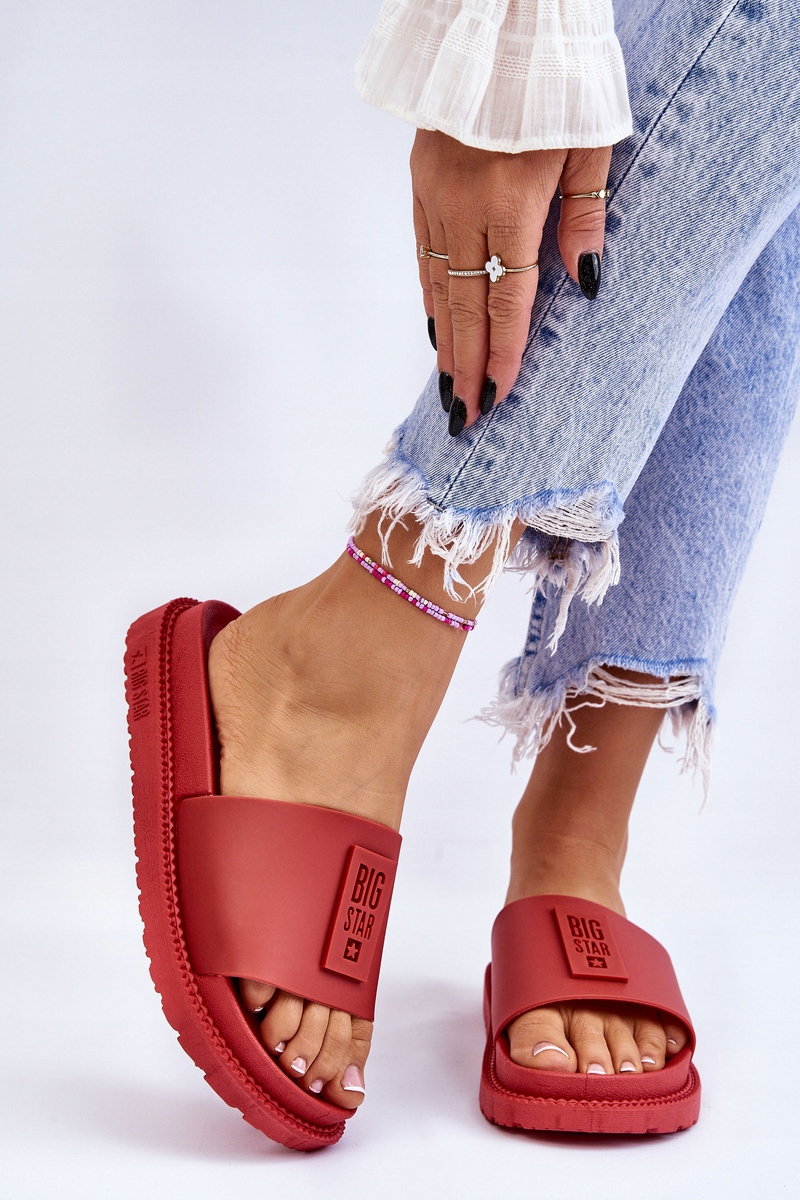 DAMSKIE KLAPKI BIG STAR LL274430 CZERWONE 36 Marka Big Star