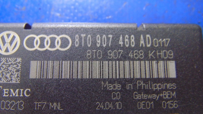 module control unit GATEWAY 8T0907468AD AUDI A5 8T 07-16R