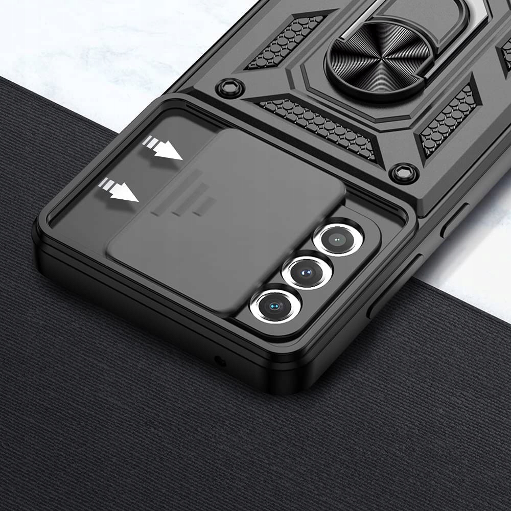 ETUI PANCERNE SLIDE DO SAMSUNG A32 4G +SZKŁO Marka Nela-Styl