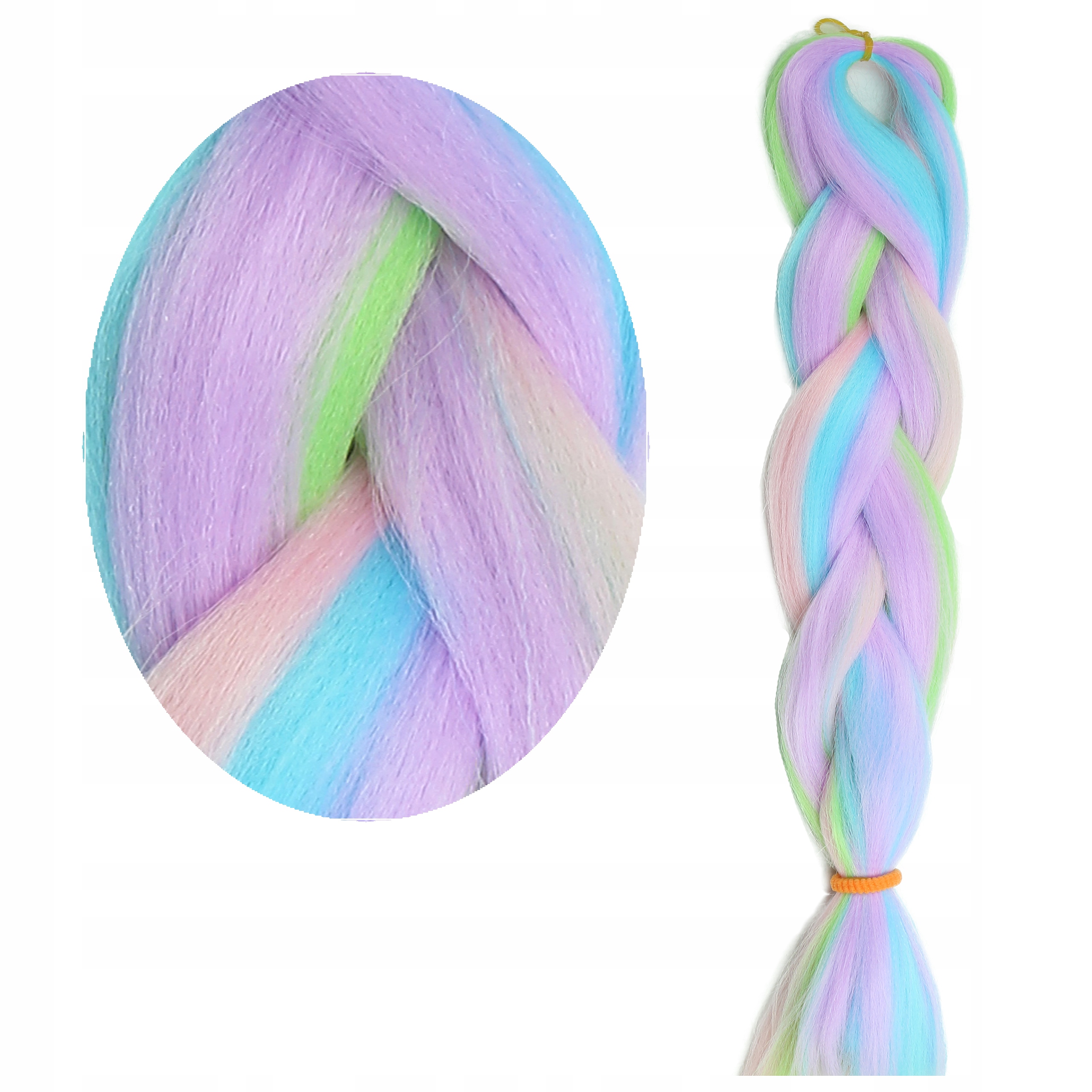 

Pasma syntetyczne Włosy kolorowe warkocze dredy