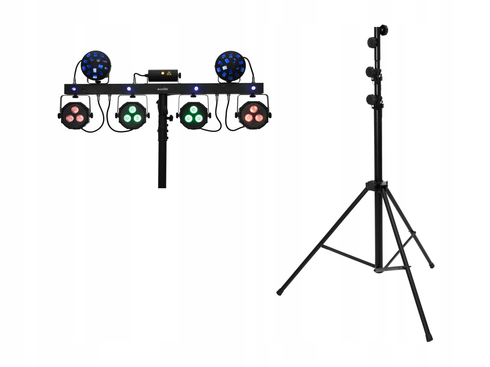 EUROLITE Set LED KLS Laser Bar Next FX Light Set + STV-60-WOT EU Steel stan