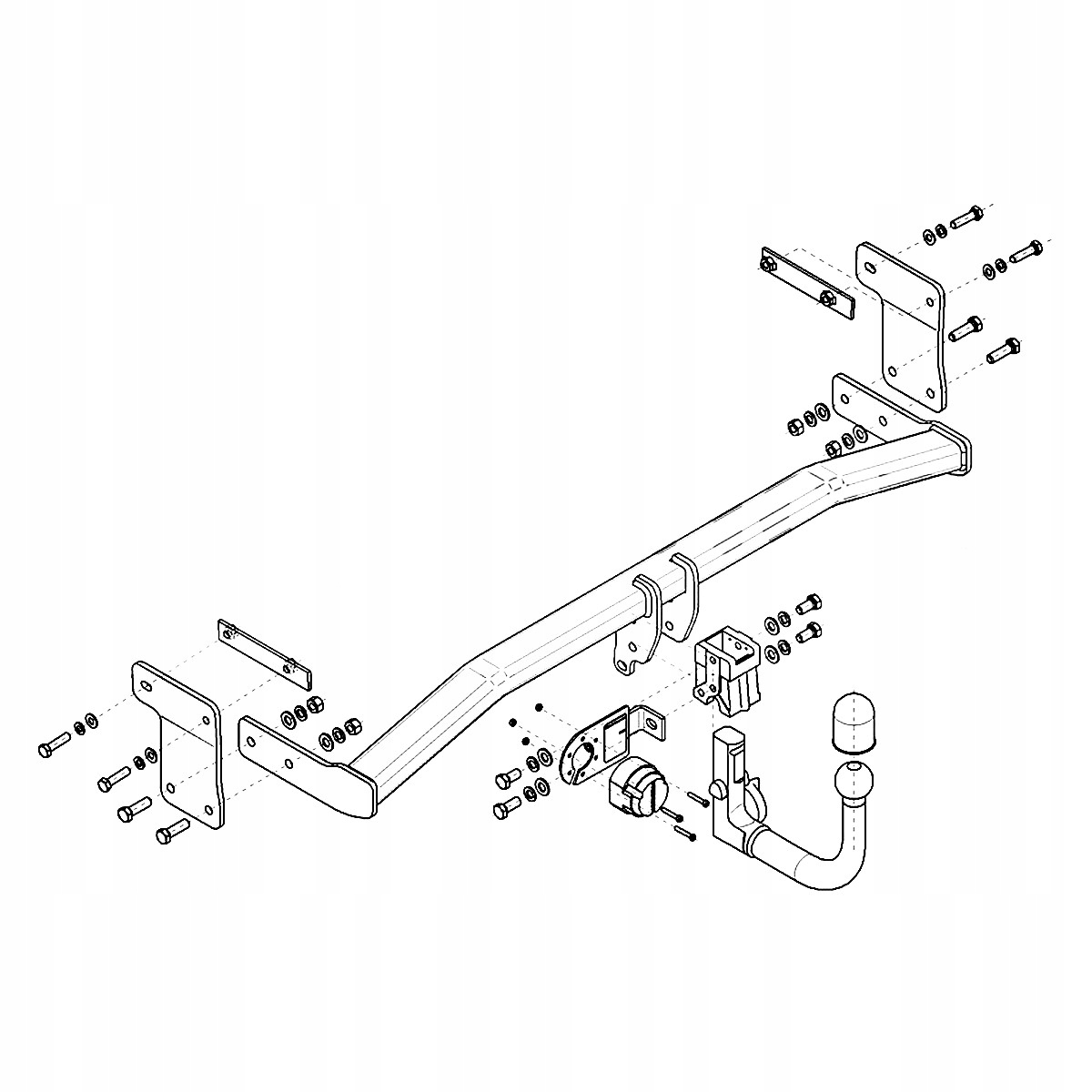 Hak Wypinany do Hyundai i30 III 3 PD HTB od 17 MODUŁ WIĄZKA 13 PIN GRATIS Producent Steinhof