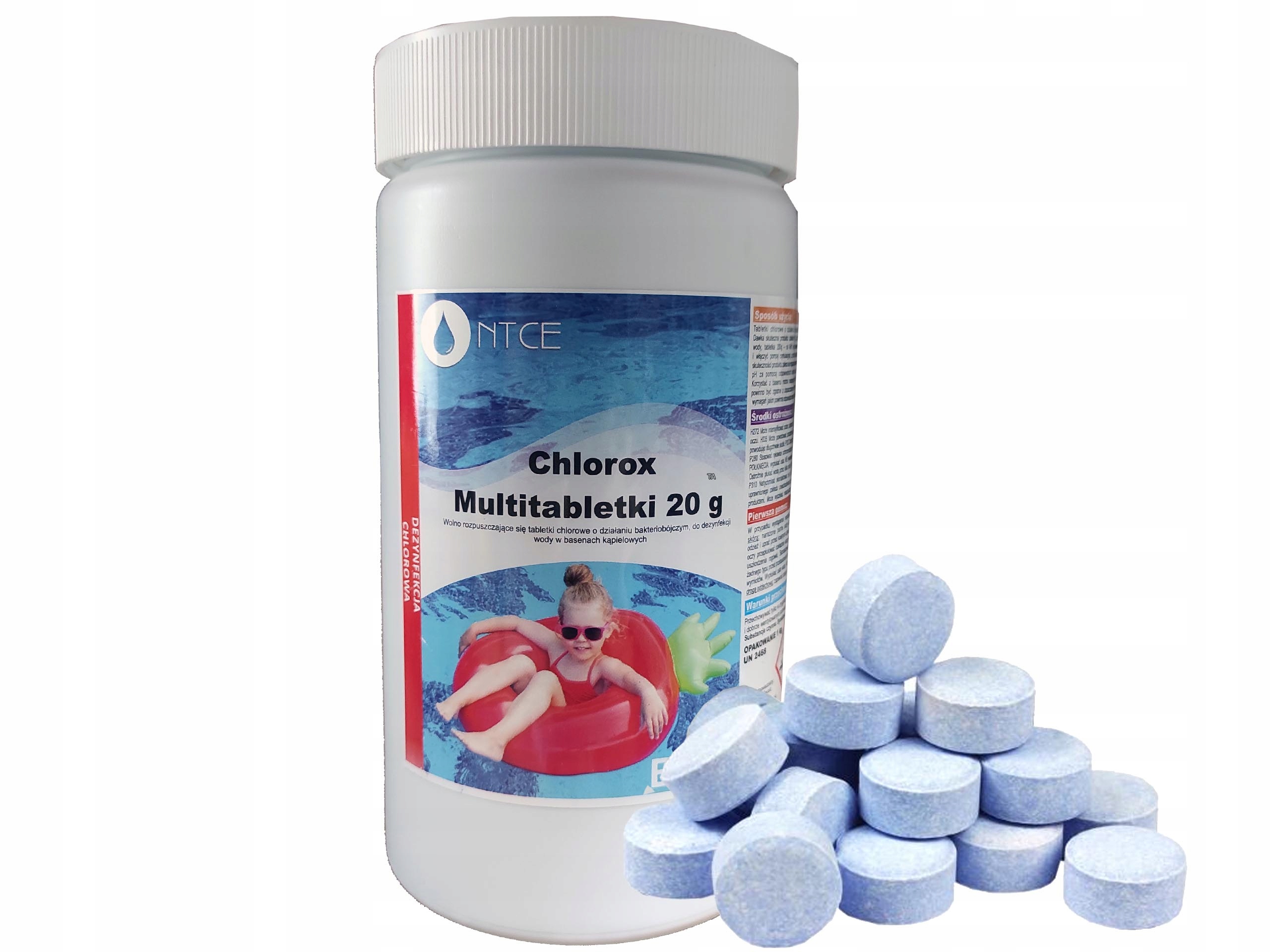 

1KG Tabletki Aqua Blue Multi Chlor Chemia 20g