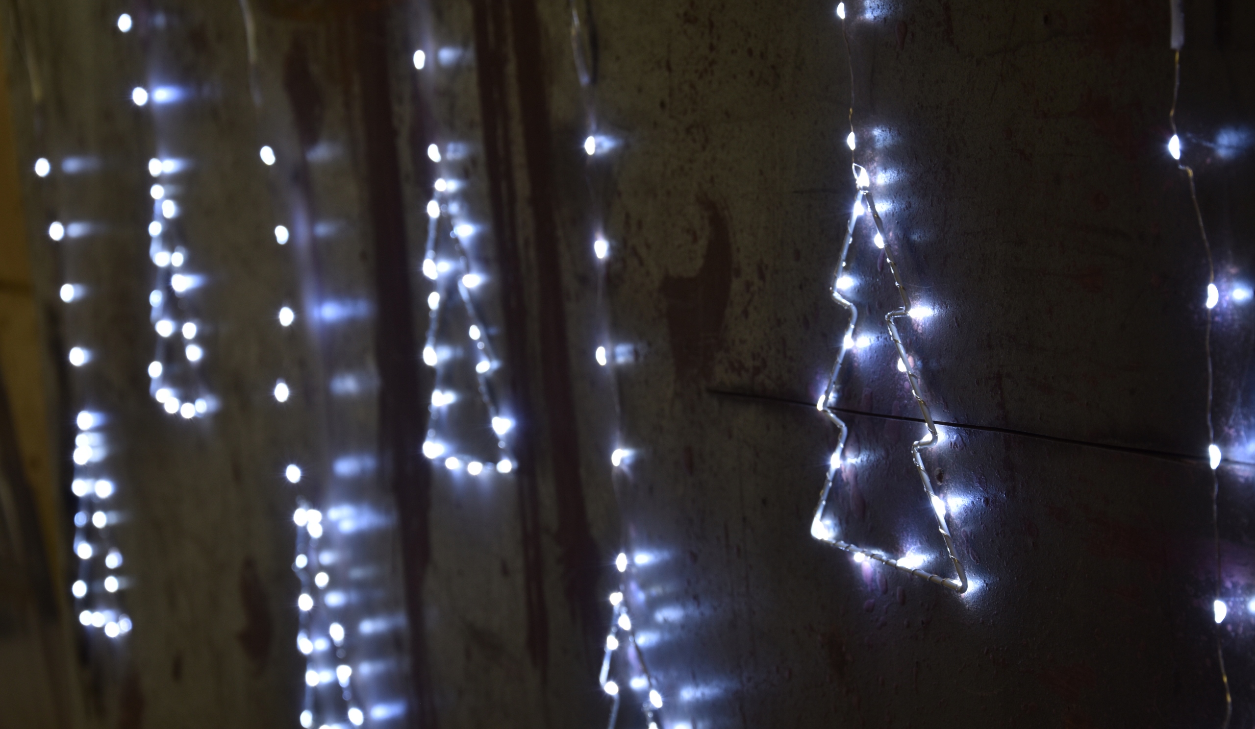 Girlanda Opona 160 Vánoční Stromek Bílý Studený