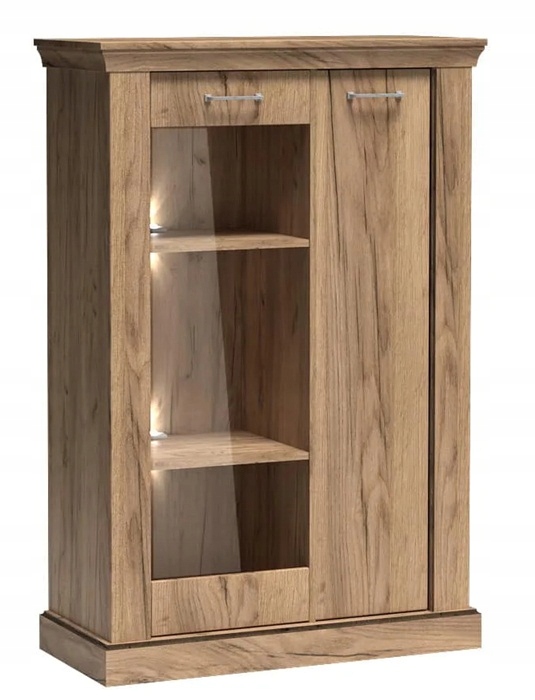 Witryna komoda szafka z półkami ANTICA A12 LED