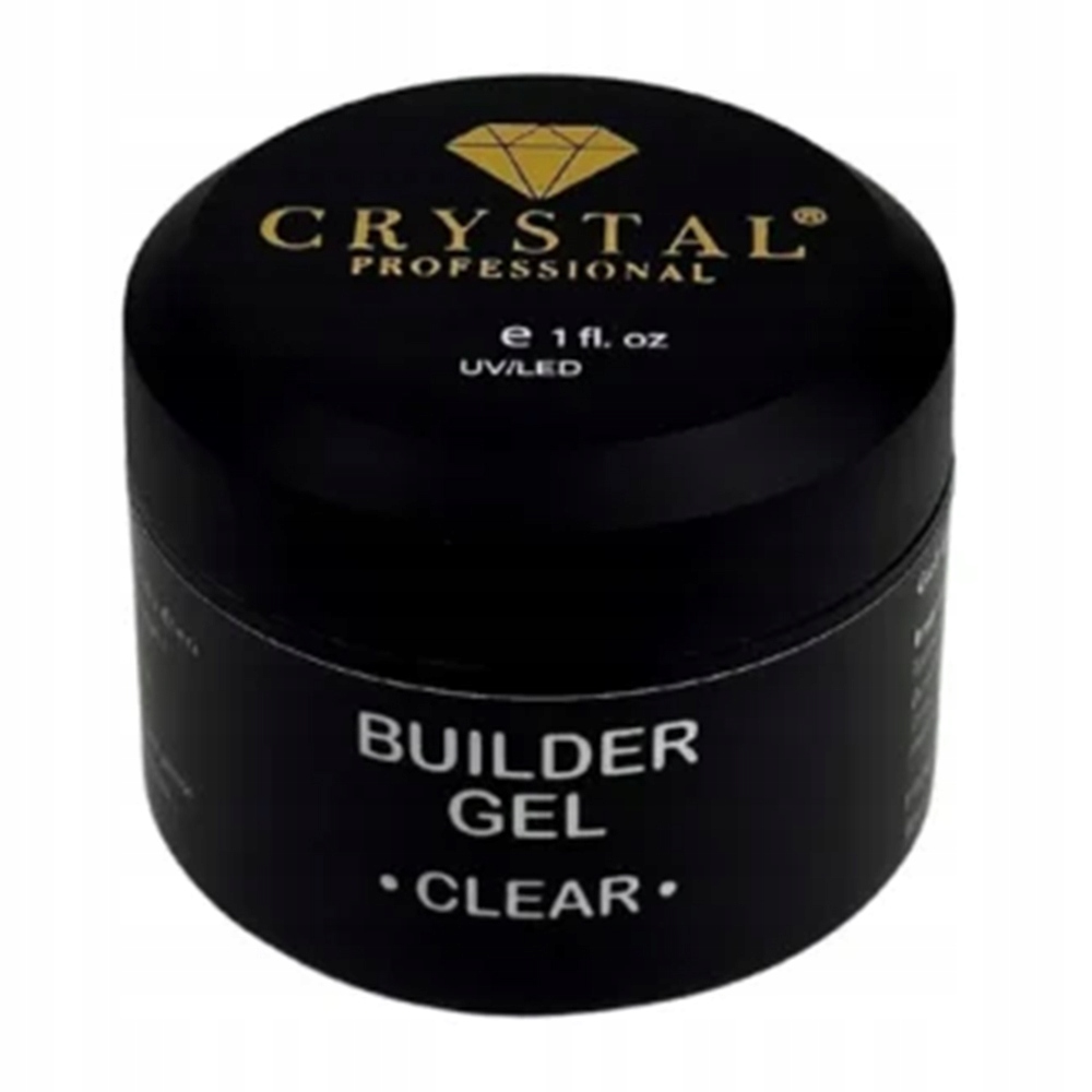 Stavební gel Crystal Builder Gel Clear průhledný 30 ml