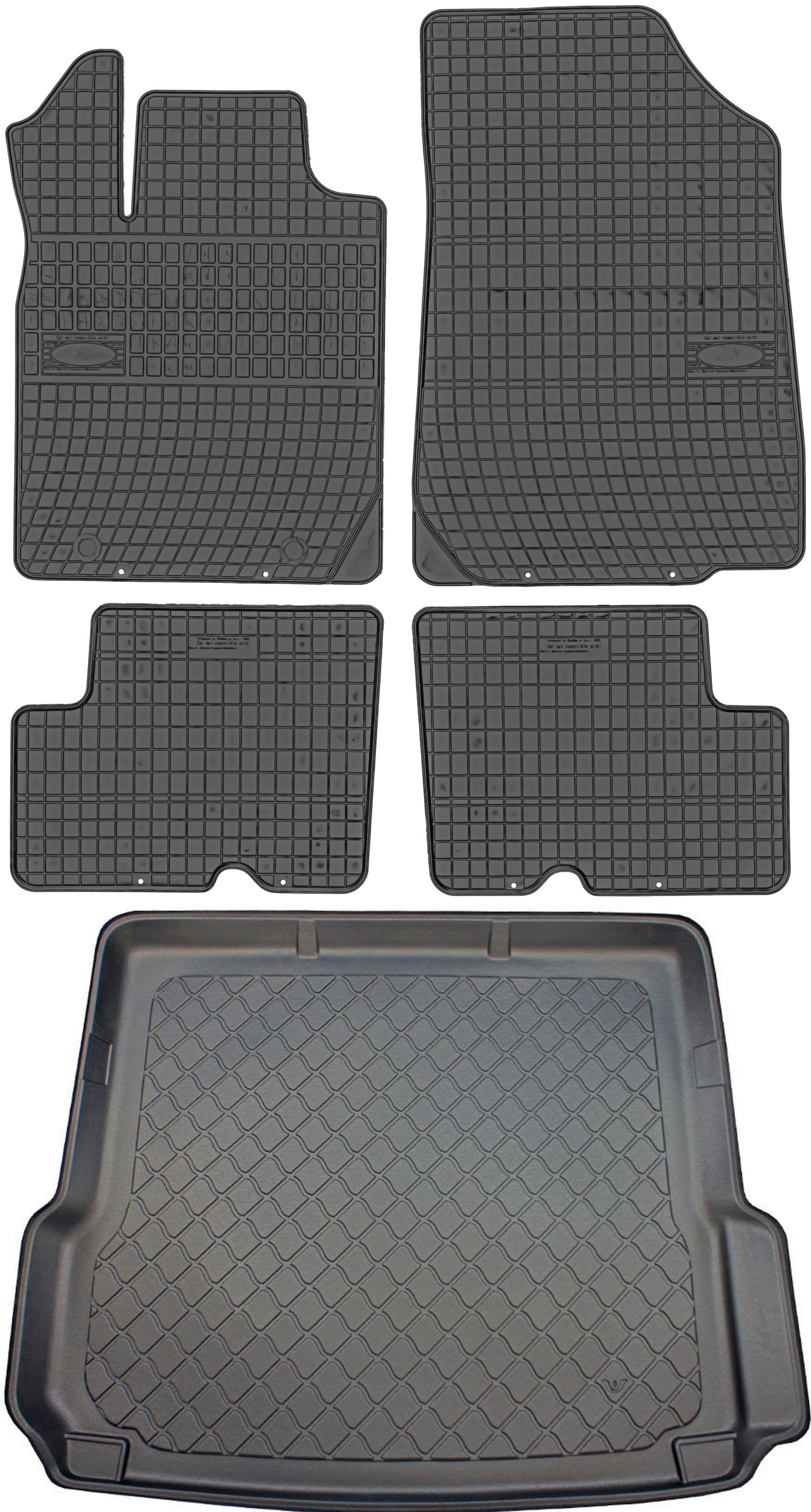 Dacia Duster I Suv 4WD 2010-2013 Koberce s rohožou