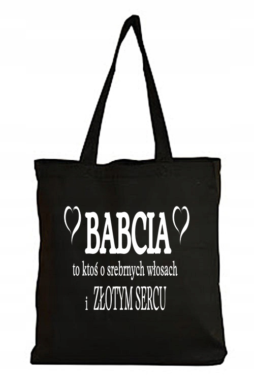 

Torba Bawełniana z Nadrukiem Na Dzień Babci Wzory