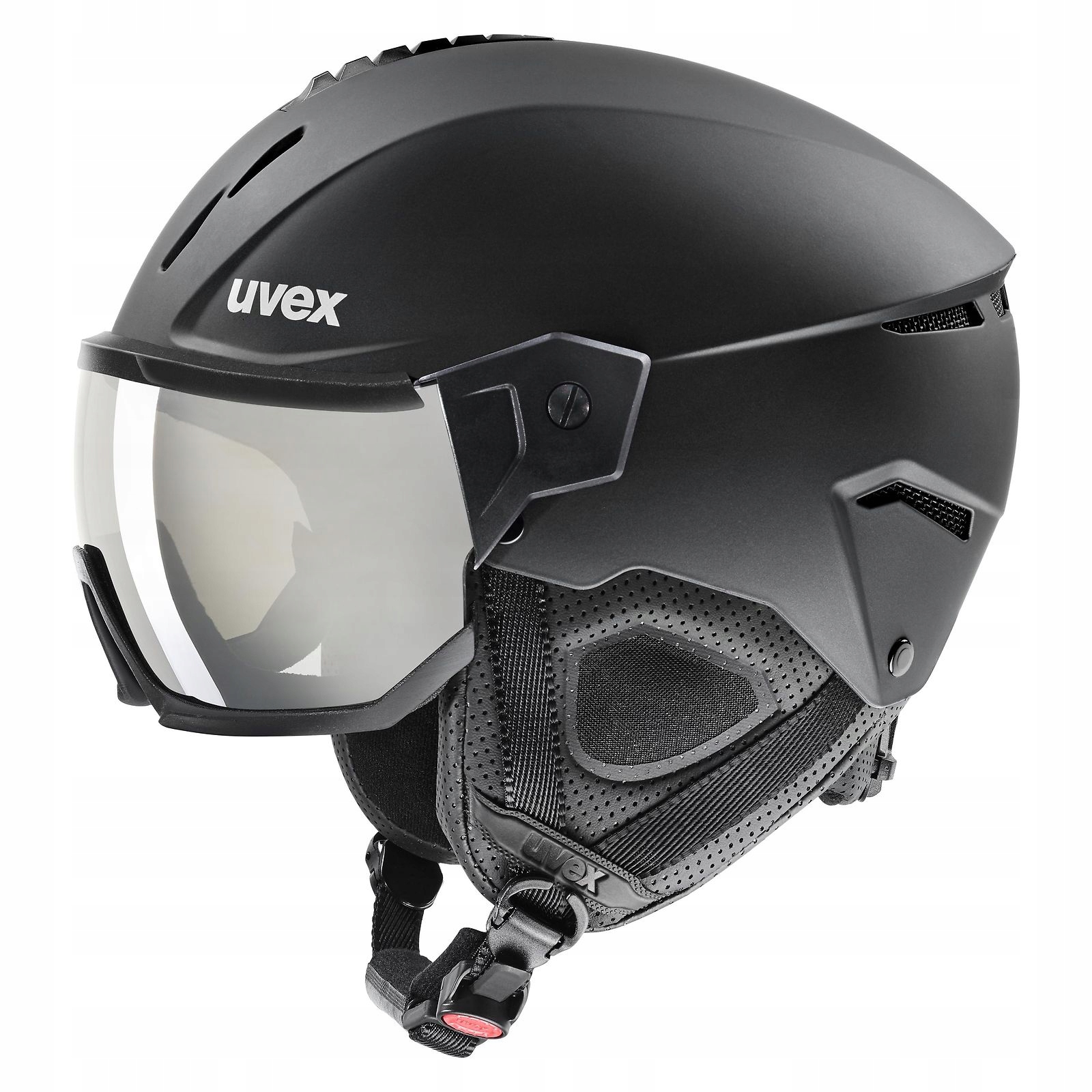 Lyžařská přilba Uvex Instinct Visor Black Mat S 53-56 cm