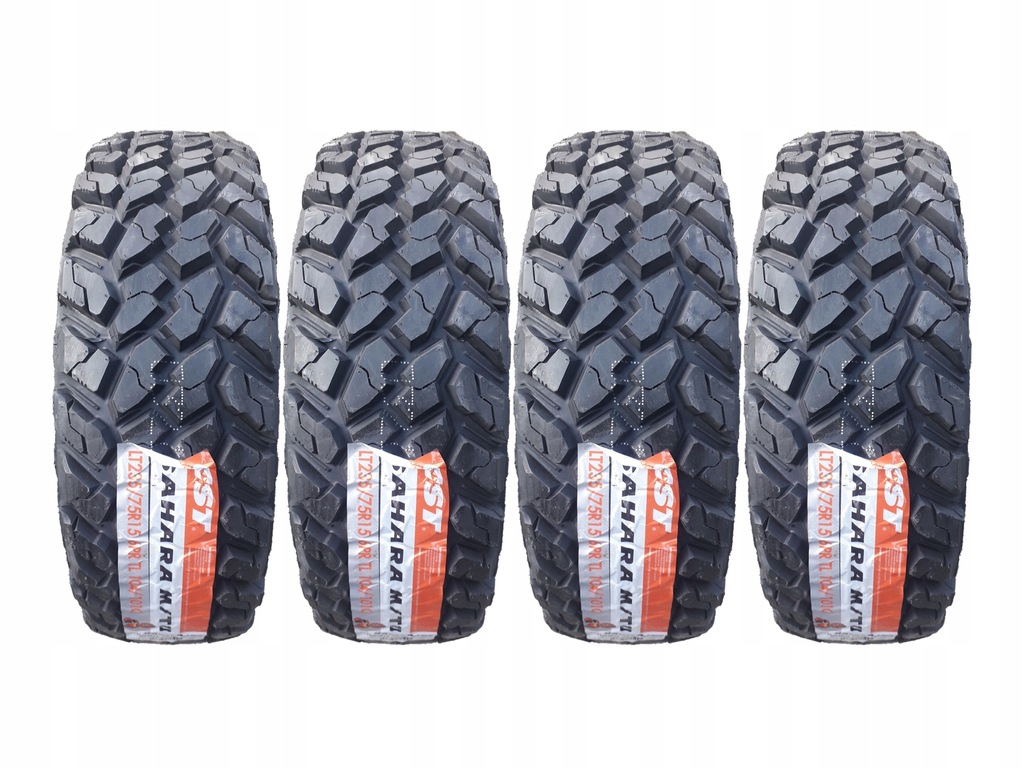 

4x Cst 235/75R15 M/t II Por Ms Pomarańczowe Litery