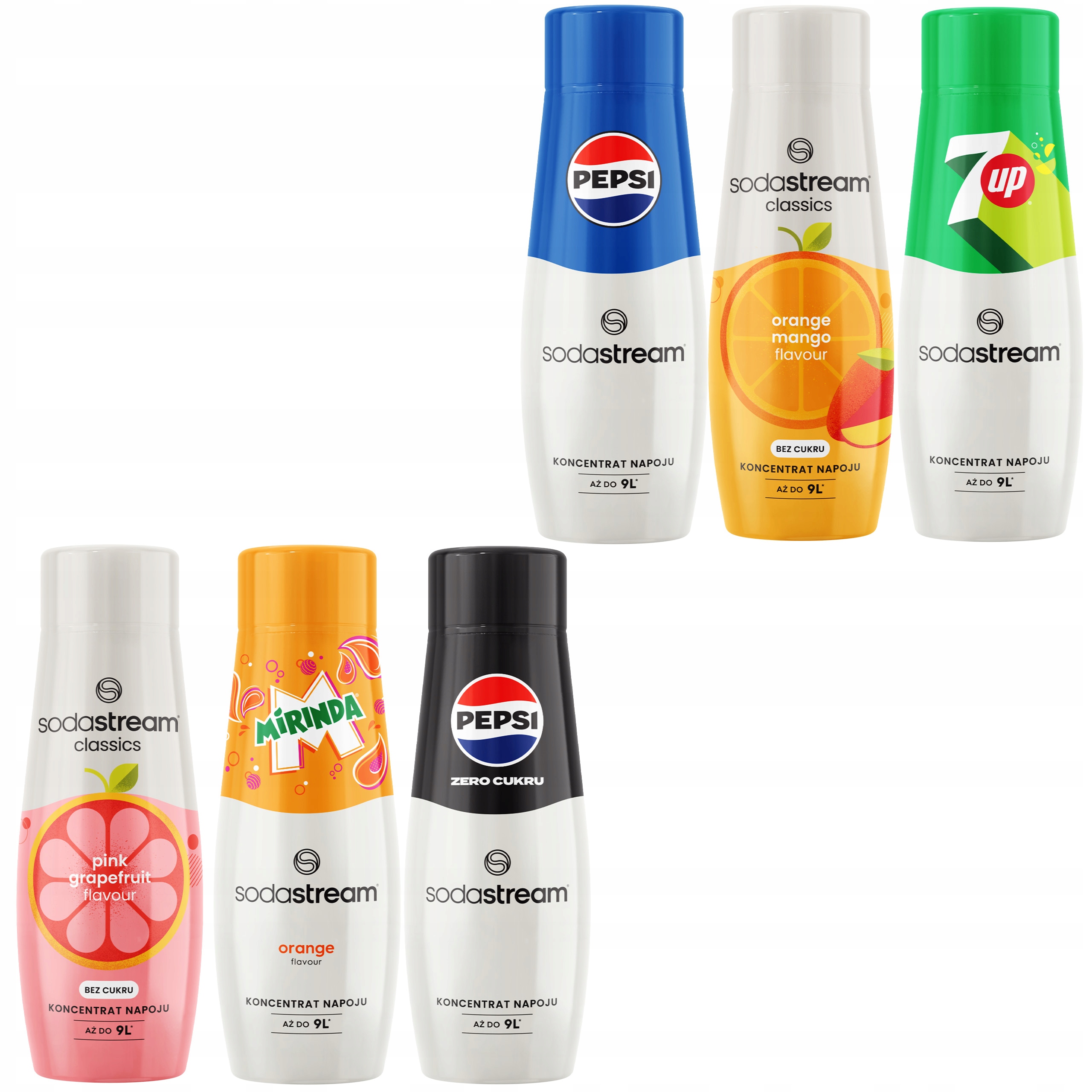 Levně Sodastream Sada koncentrátů a sirupů 6 příchutí