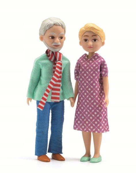 

Babcia i Dziadek figurki do domku dla lalek Djeco