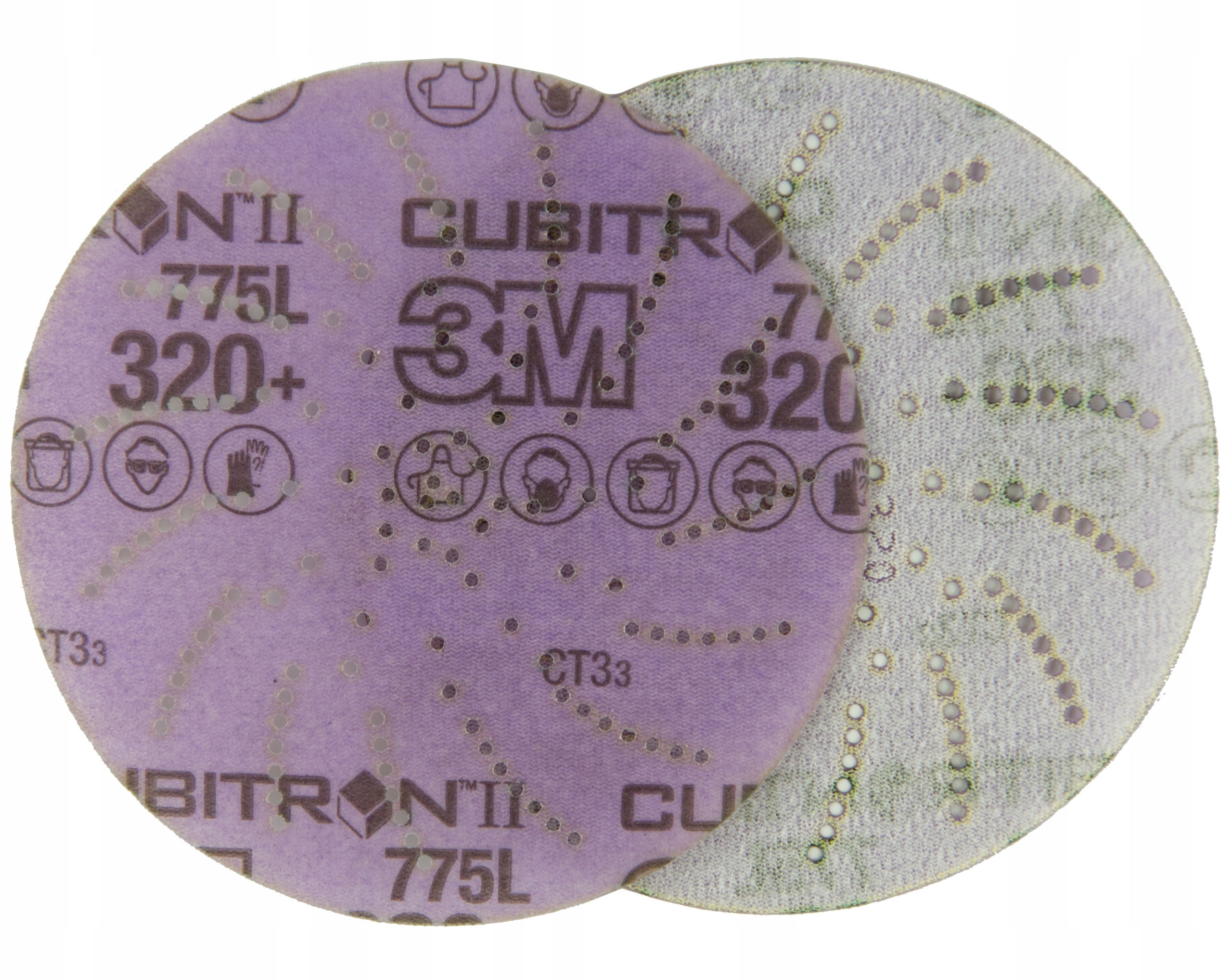 

3M 775L Krążek ścierny na rzep Hookit 125 mm P320