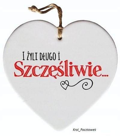 

Serce Ceramiczne upominek na Ślub