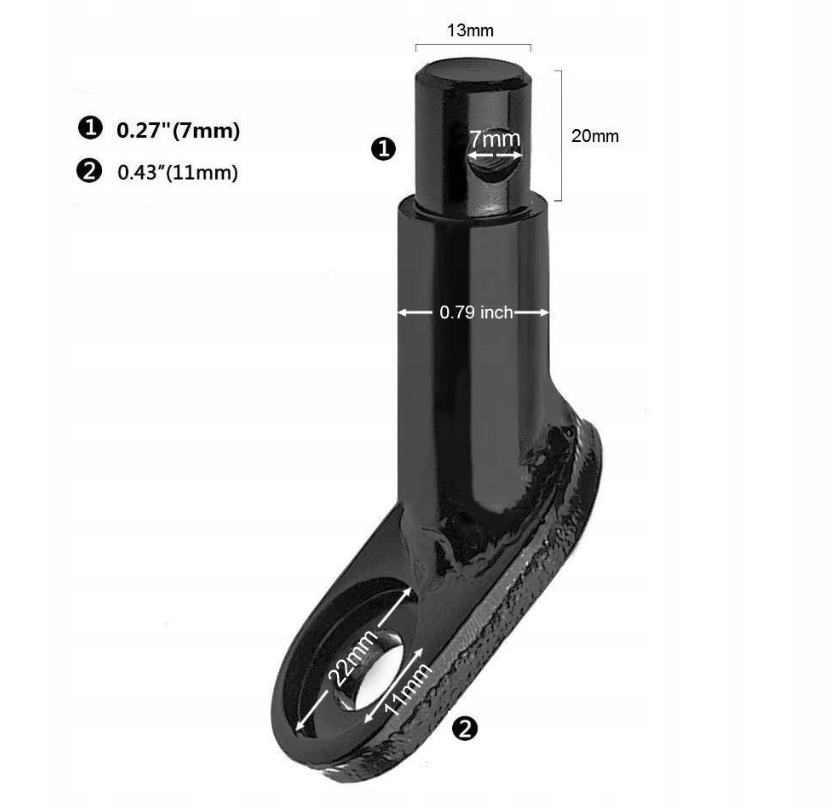 UCHWYT ZACZEP HAK MOCOWANIE PRZYCZEPKI ROWEROWEJ Marka Inna marka