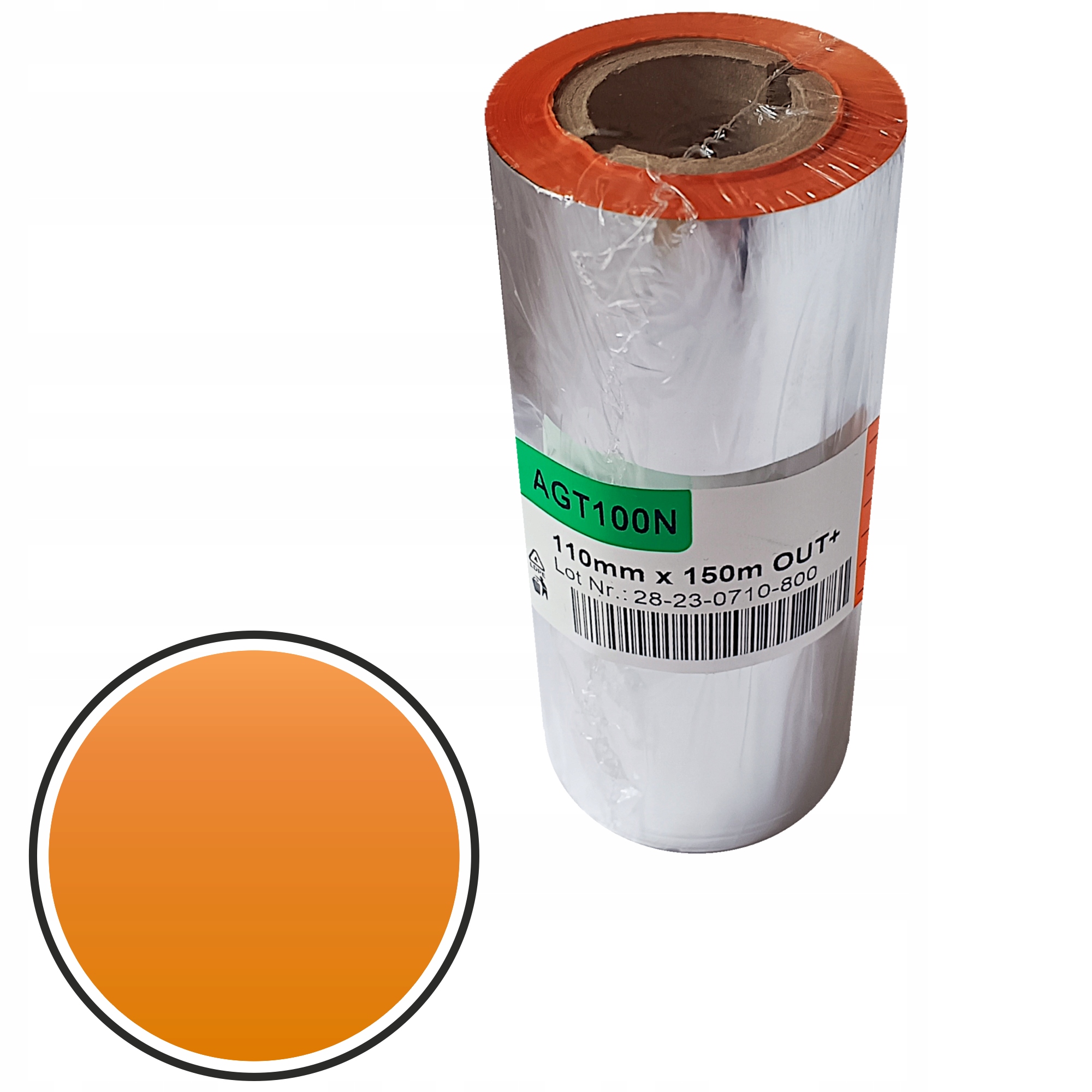 Kalka Żywica textil 110/150 m fólie oranžová