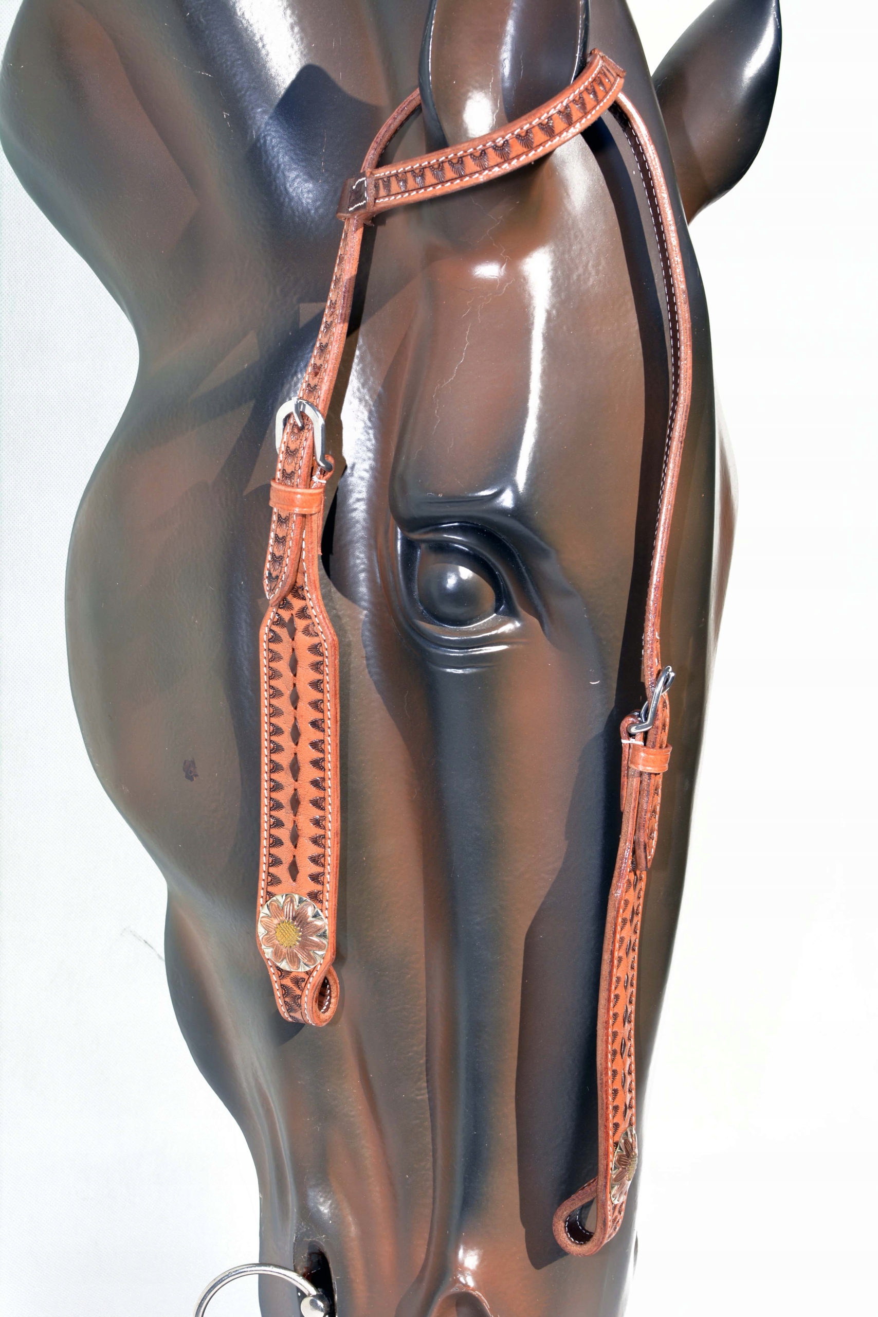 Ogłowie Western Na Jedno Ucho Usa Roz. Full