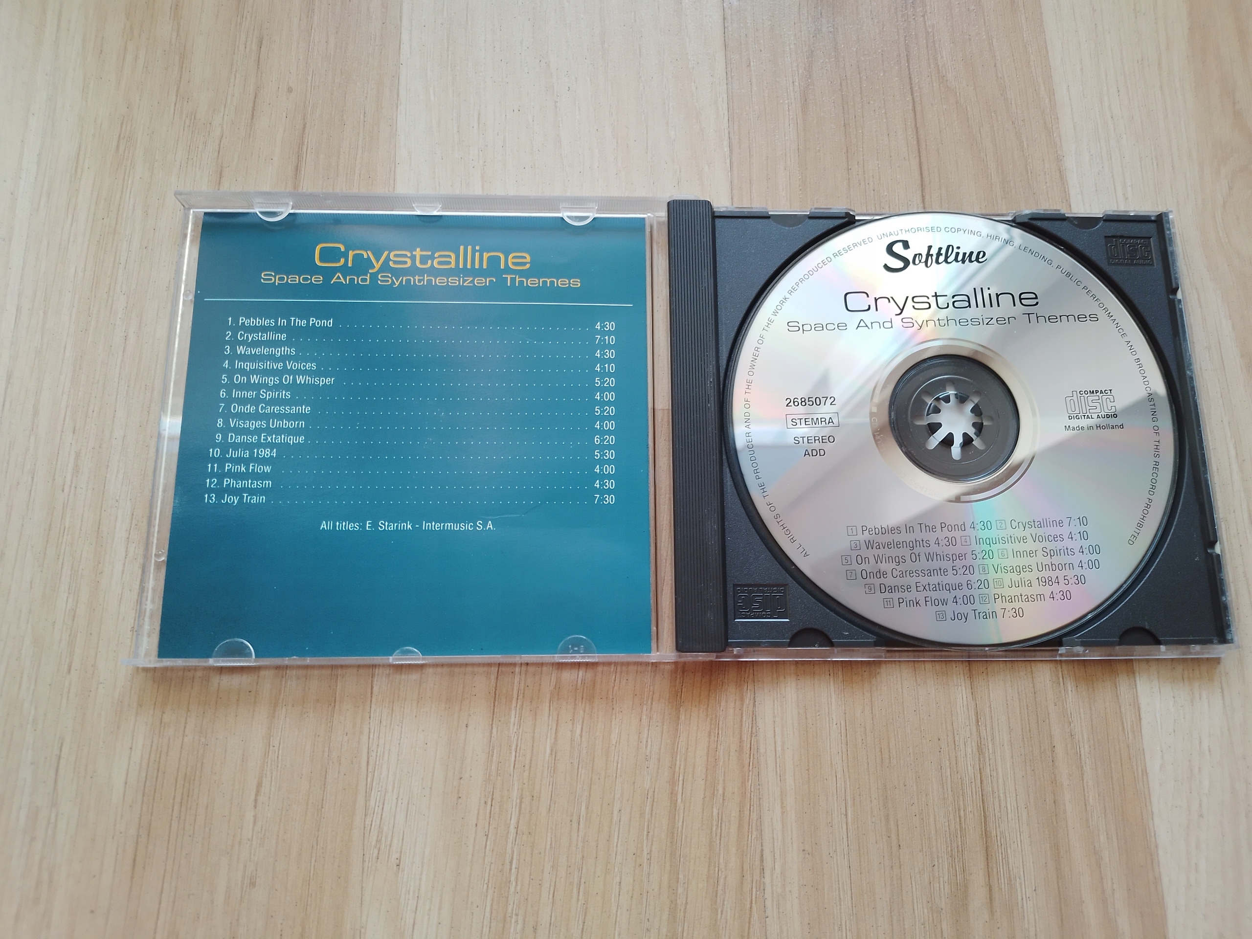 Space And Synthesizer Themes Crystalline CD Wytwórnia Intermusic S.A.