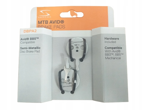Klocki Hamulcowe Mtb Avid BB3 , BB5 Serfas