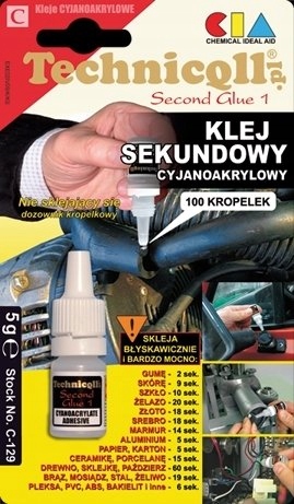 

Technicqll C-129 klej cyjanoakrylowy 5 g