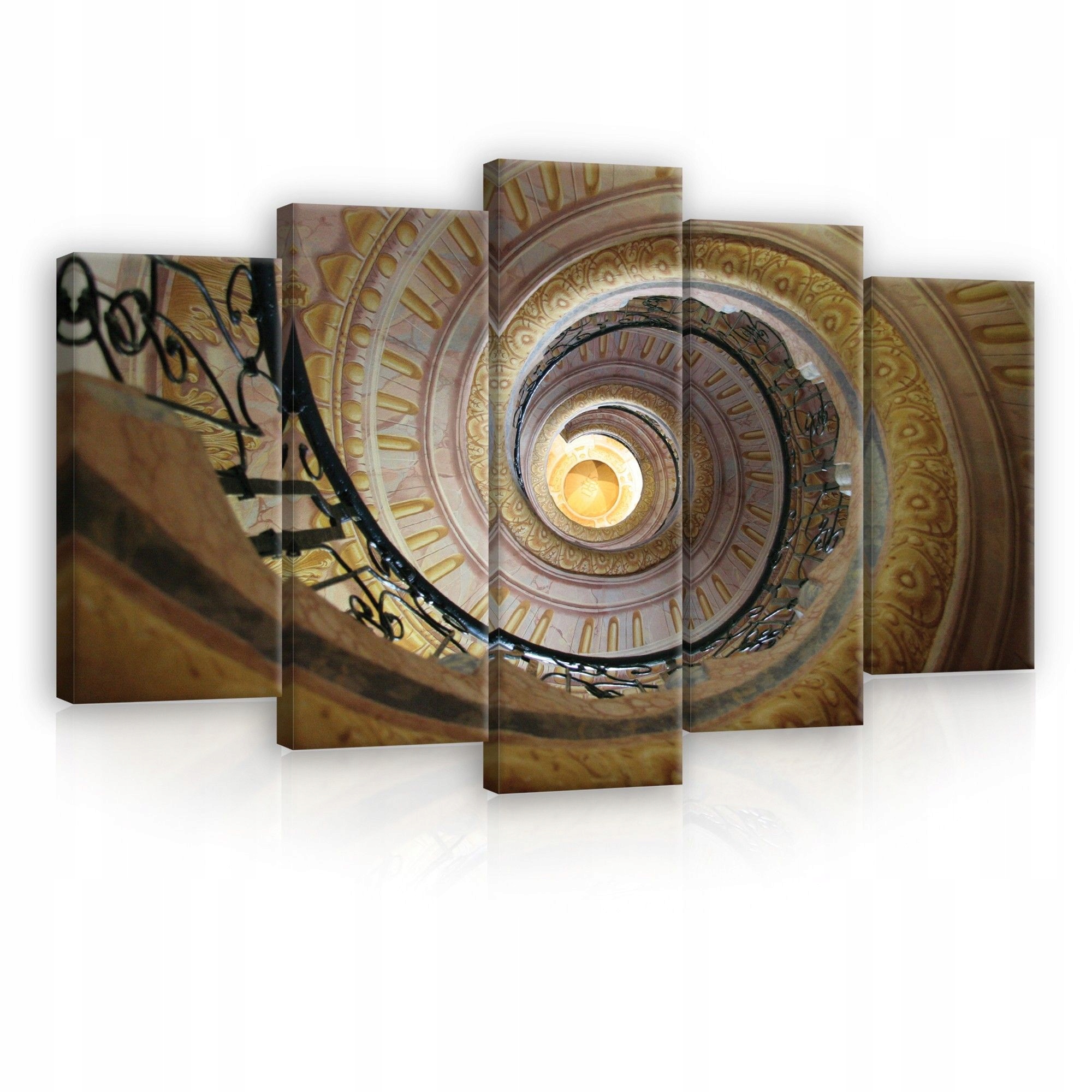 Obraz 100x60 Spirálové schody perspektiva architektura hloubka pohyb spirála