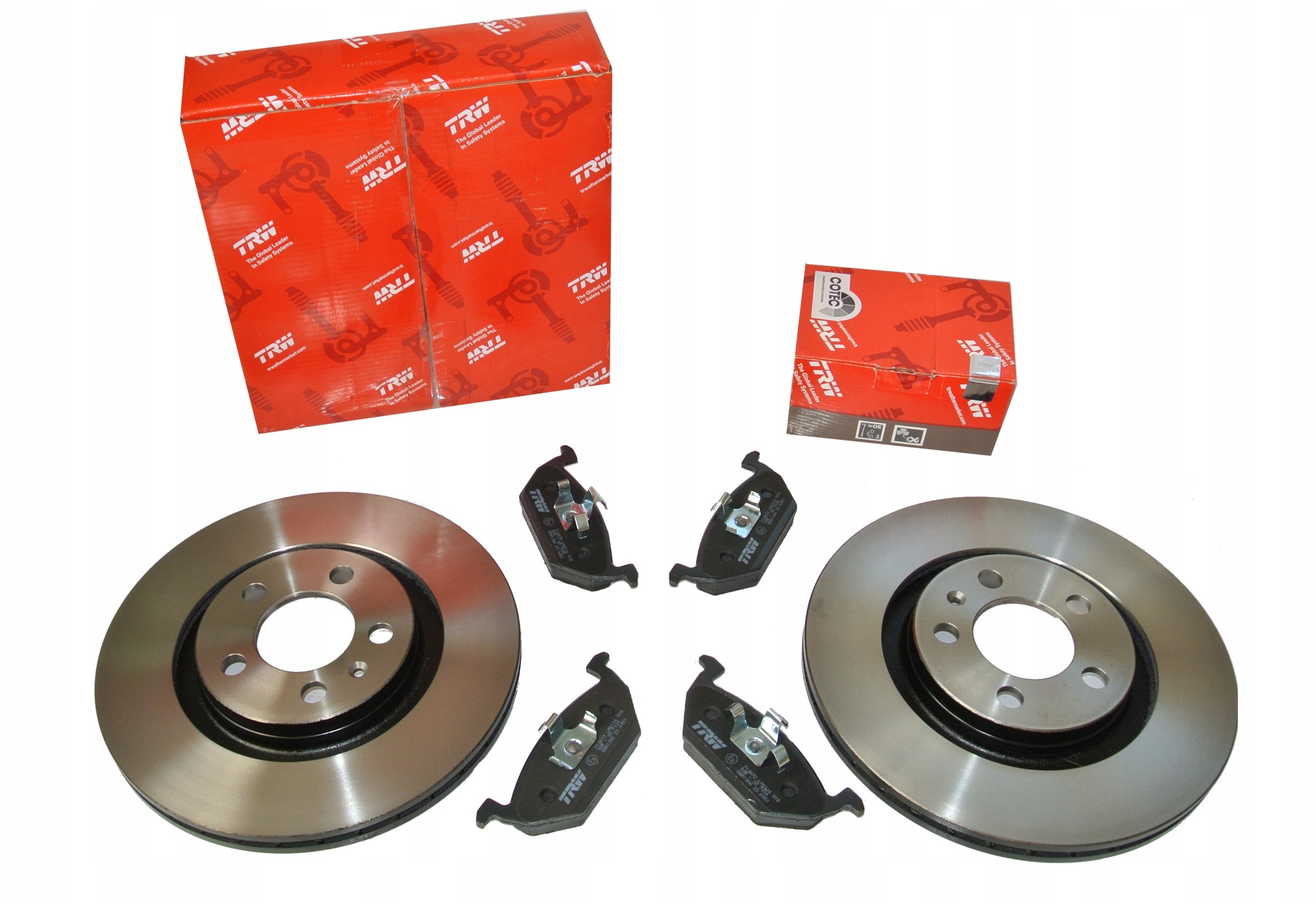 DF4808 - TRW диски і колодки передні TOYOTA Auris E15 273mm