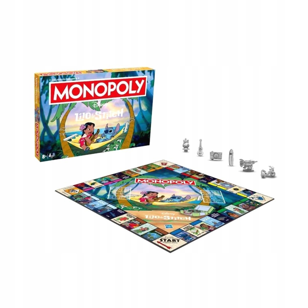 Gra Planszowa Monopoly Lilo&stitch Winning Moves