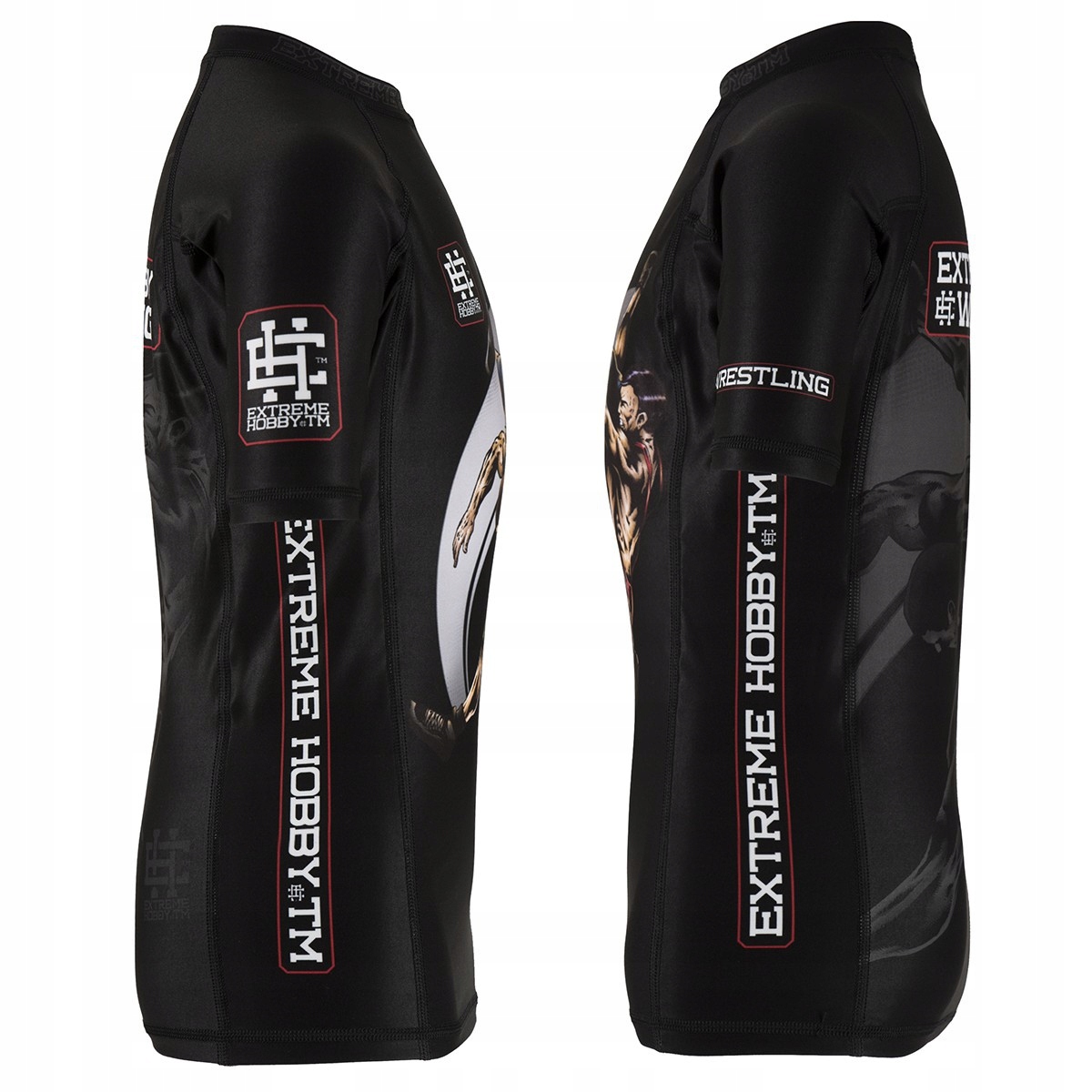 Koszulka dla dzieci do biegania WRESTLING 140 EXTREME HOBBY Rękaw krótki rękaw