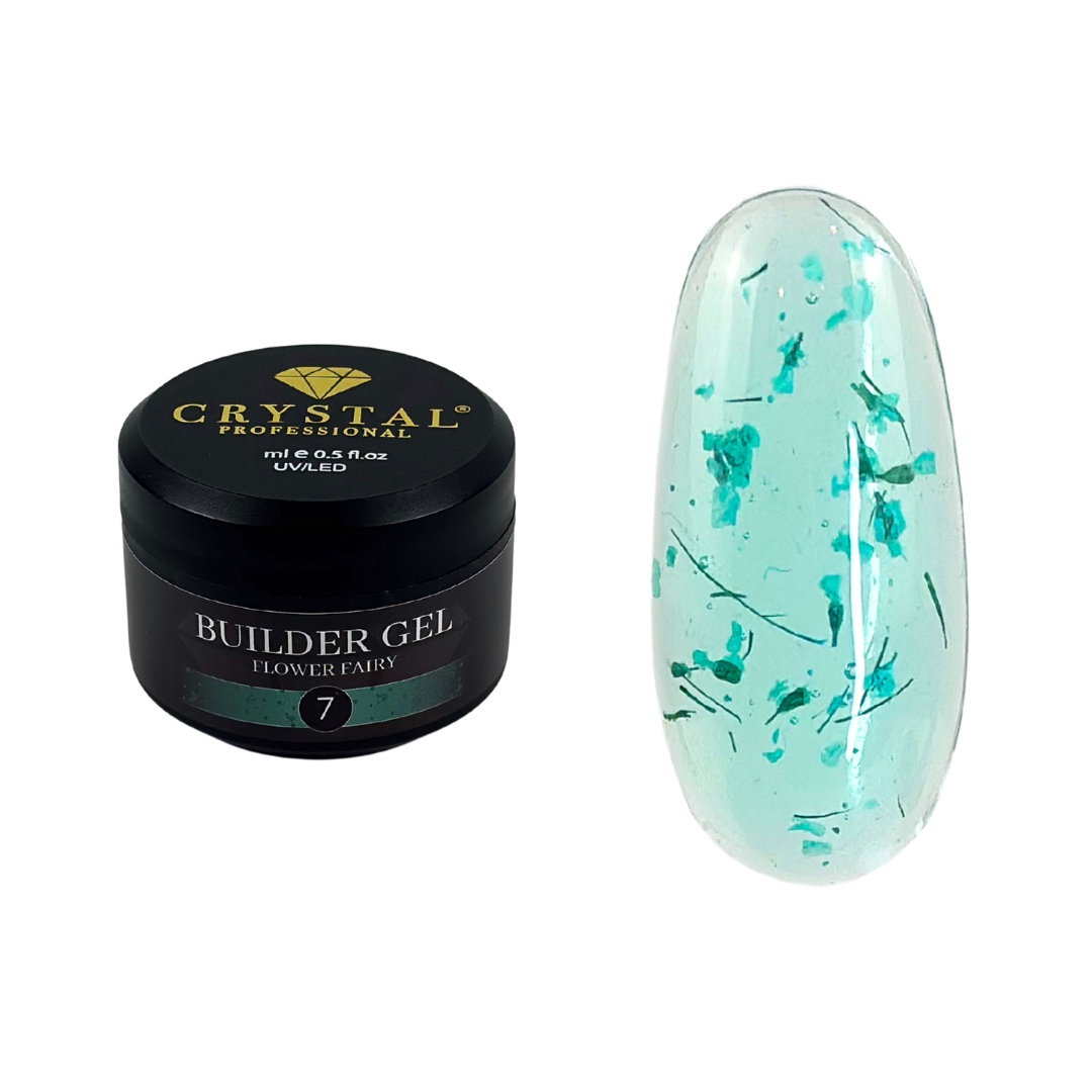 Żel budujący Flower Fairy #7 Crystal Professional Builder Gel