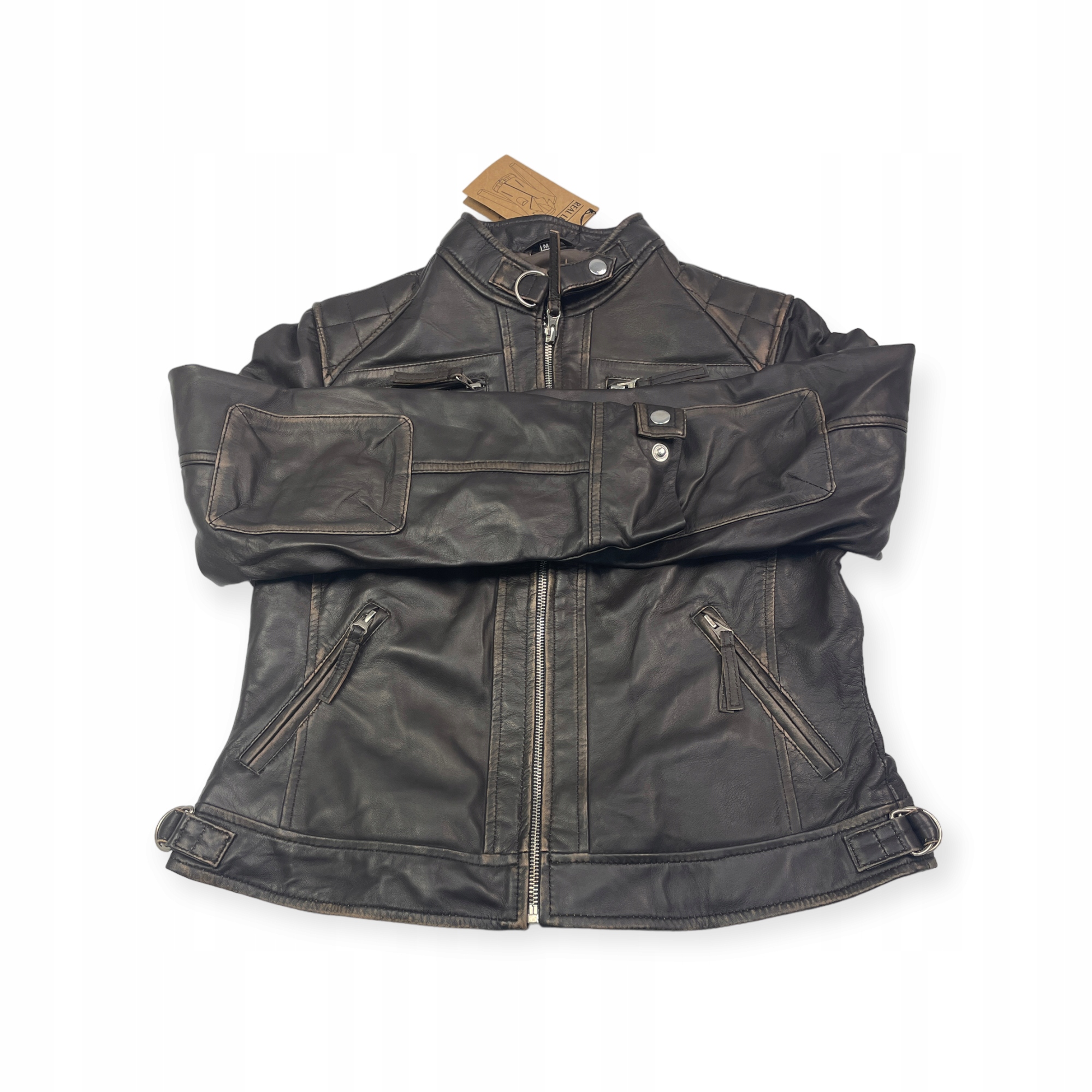Dámská kožená bunda Real Leather M