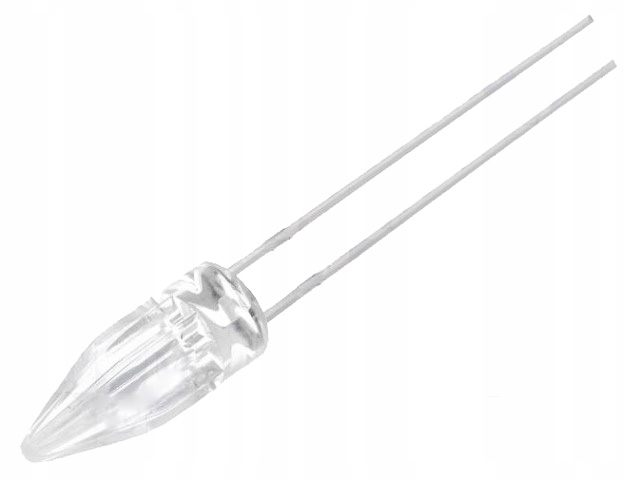 

OS2MDK58A1B Dioda Led 5MM Biała Ciepła 500-750mcd