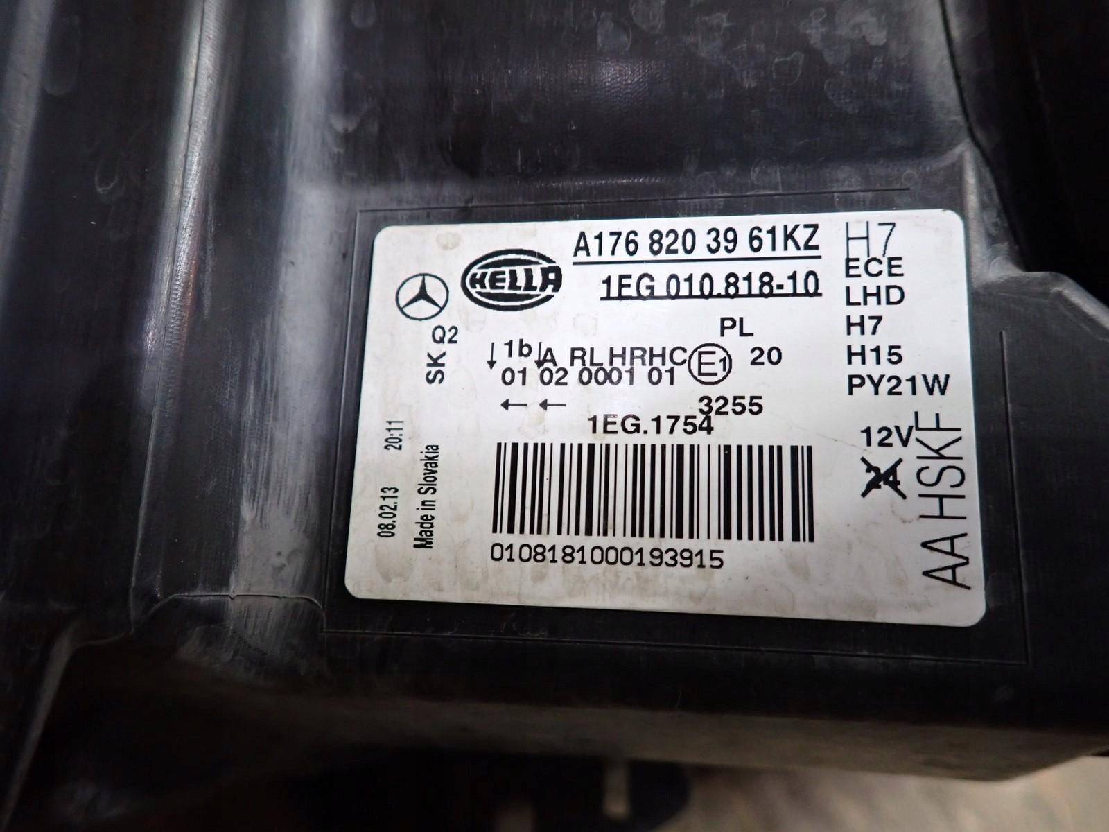 light right front MERCEDES A-KLASA W176 12-18 A1768203961