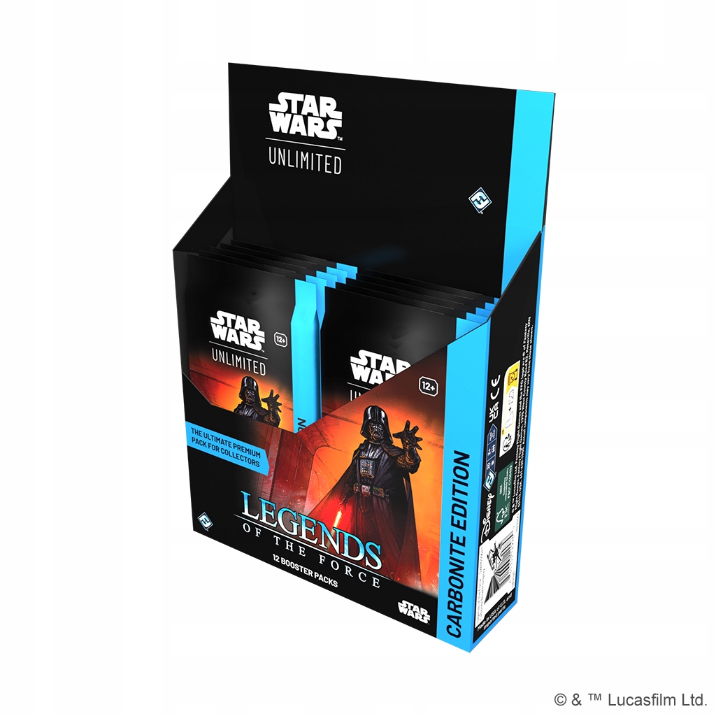 Star Wars: Unlimited Swu Legends of the Force Carbonite Booster Box