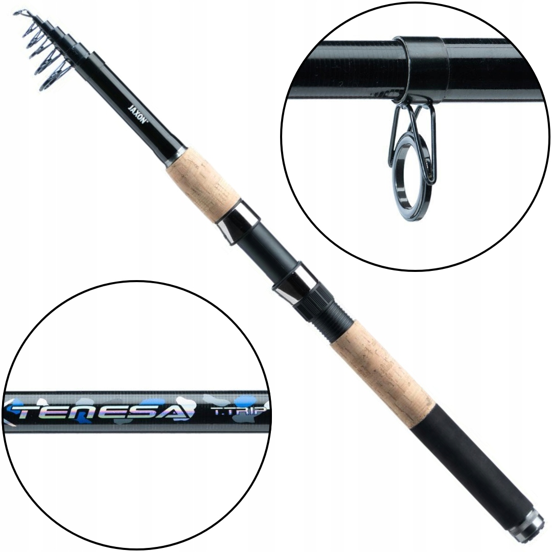 Wędka Teleskopowa Tenesa Tele Trip 3.60m 60g gruntowa składana Uniwersalna