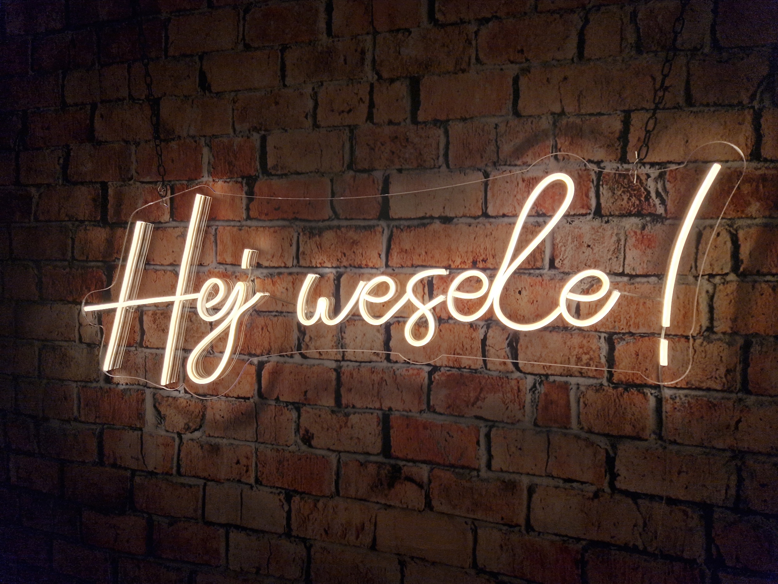 Neon napis Hej wesele! Kod producenta 13