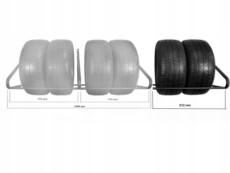 Přídavný věšák na pneumatiky MW2D Max Věšáky24