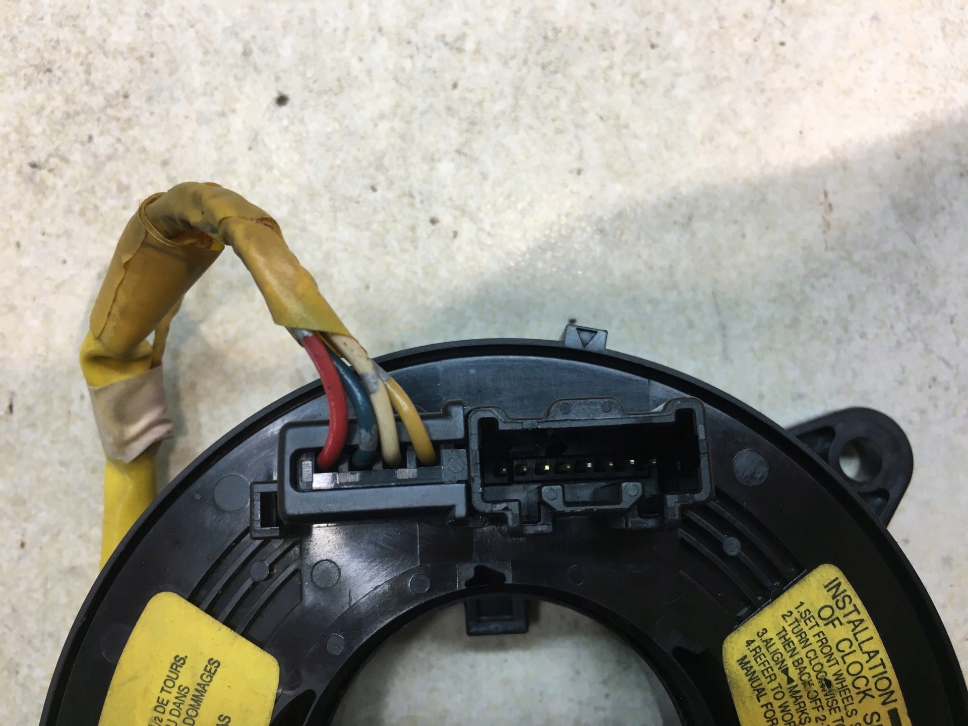 ring ZWIJAK airbag MAZDA 6 GG 1.8