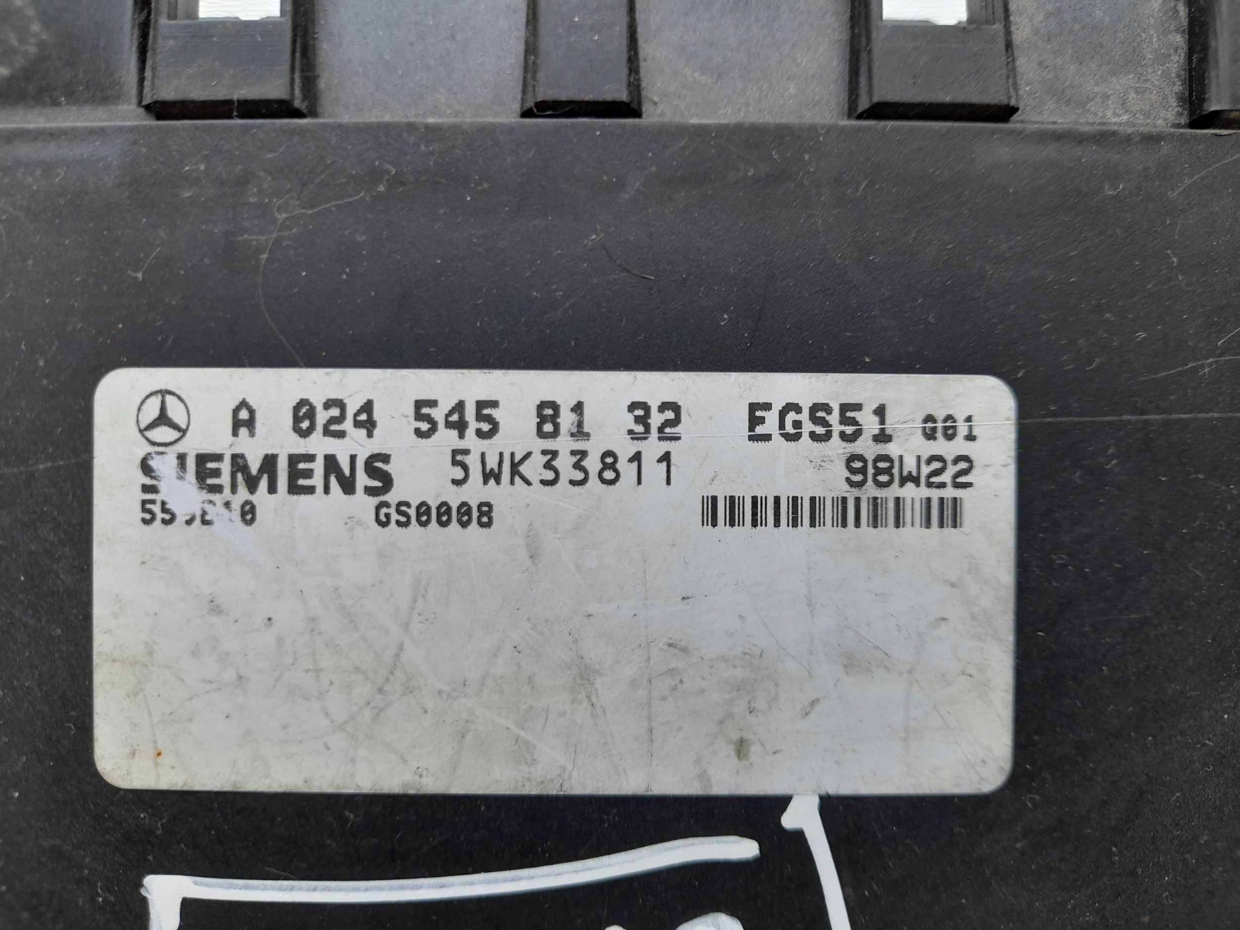 Mercedes-Benz E W210 Centralina / modulo cambio ingranaggi A0245458132 (P113)