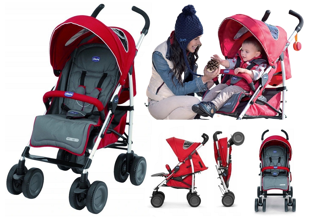 

Wózek Spacerówka Chicco Parasolka Multiway Red