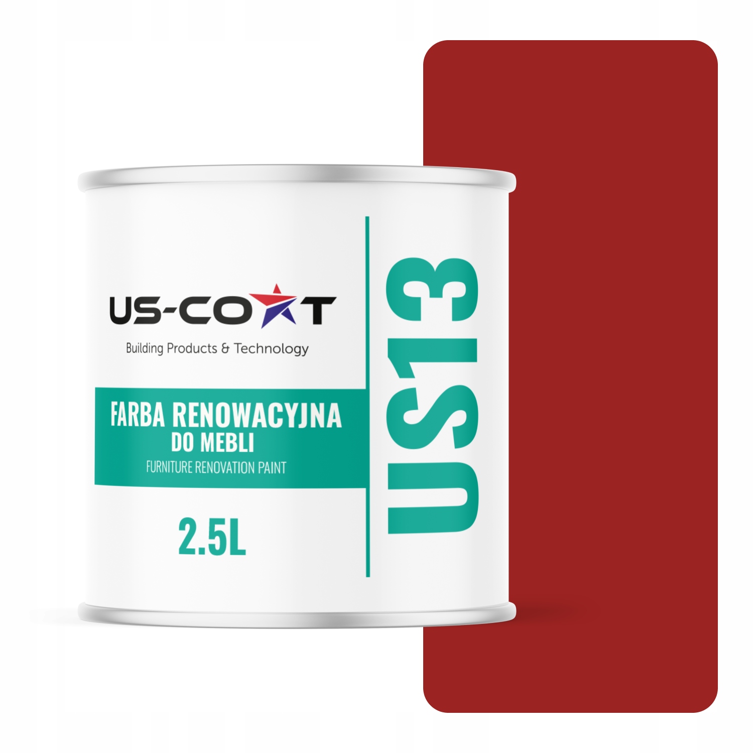 Farba Na Kuchynský Nábytok Predná Časť Červená Karmínová Ral 3002 Lesk 2,5 L