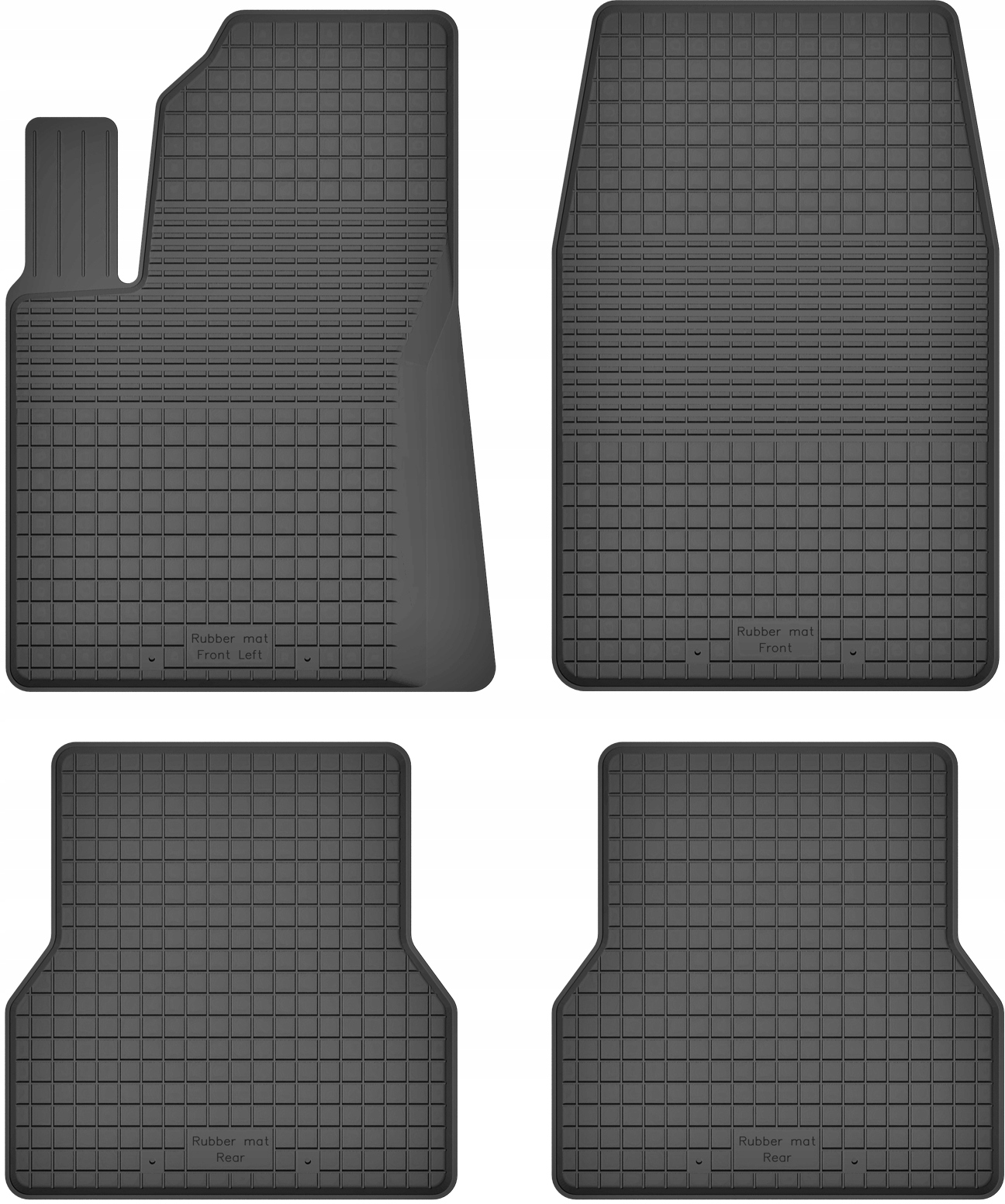 

Dywaniki gumowe korytka do Fiesta MK7 VII 08-17