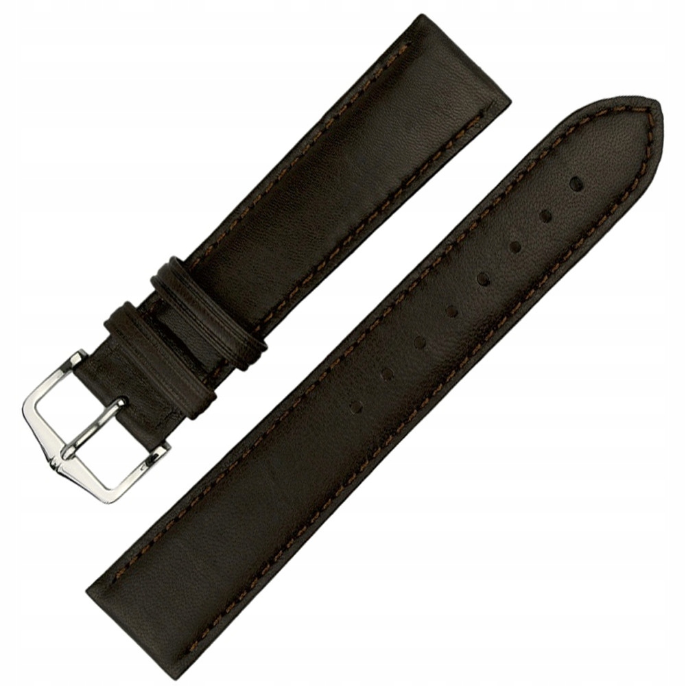 Pásek k hodinkám Hirsch 01206010-2-18 hnědý 18 mm