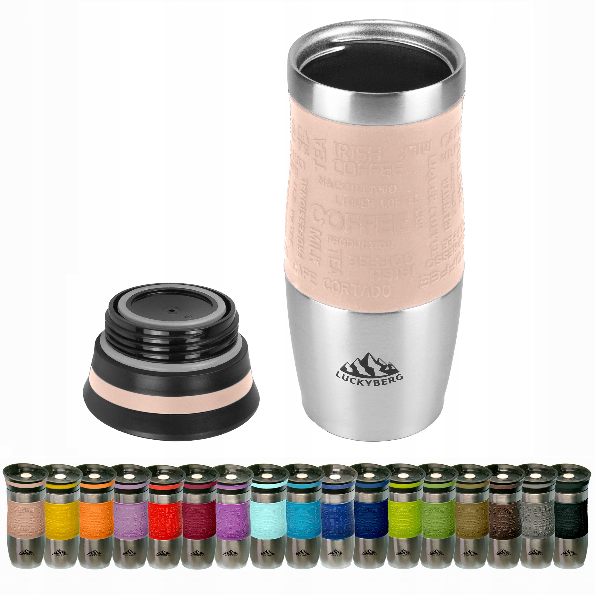 LB-50_K08 Termos Kubek Termiczny 400 ml Luckyberg