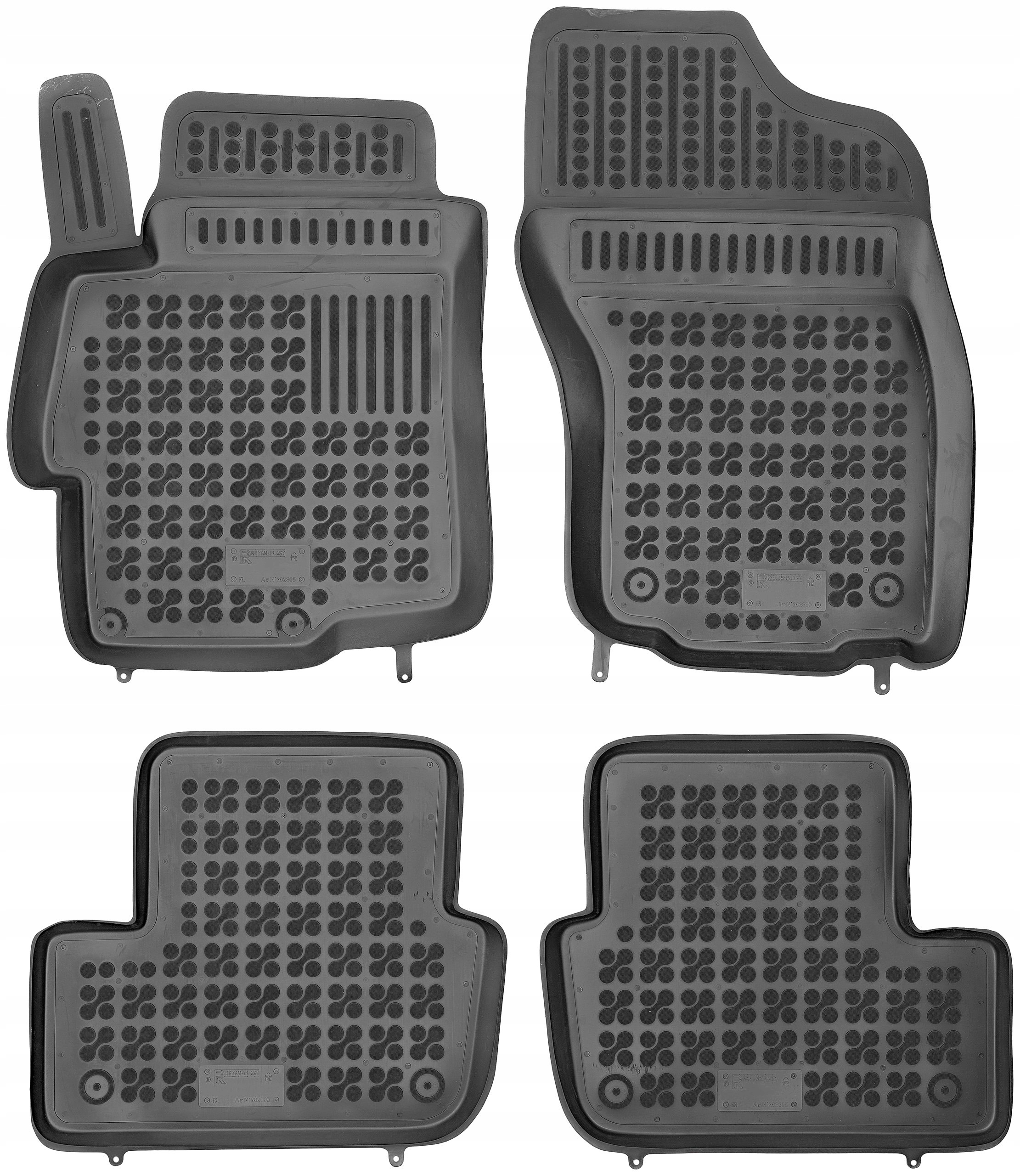 Коврики Max-Коврик резиновые 202305 4 el.