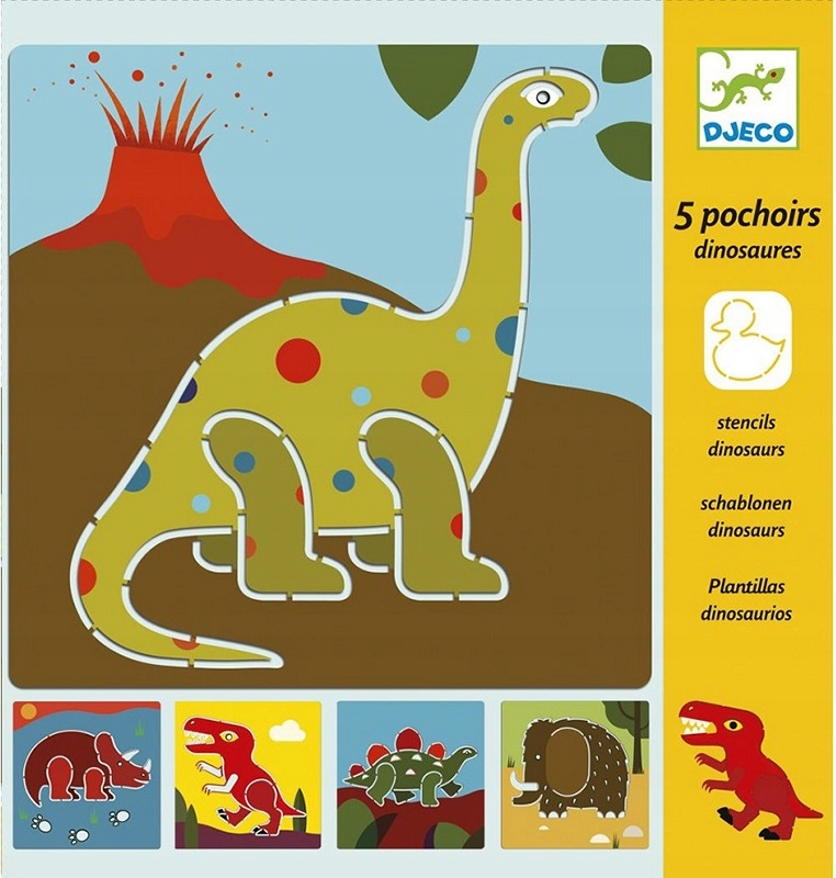 

Djeco Szablony Do Rysowania Dinozaury 08863