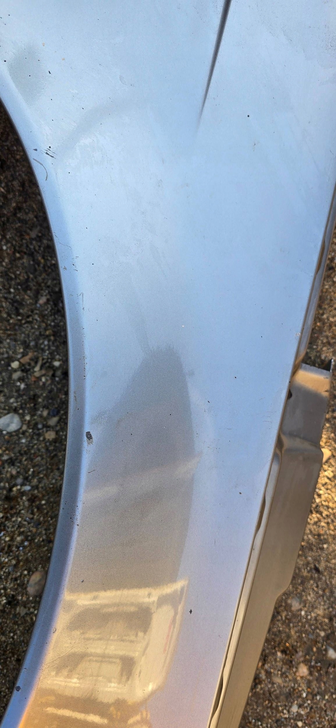 fender right front SAAB 9-5 SREBRNY