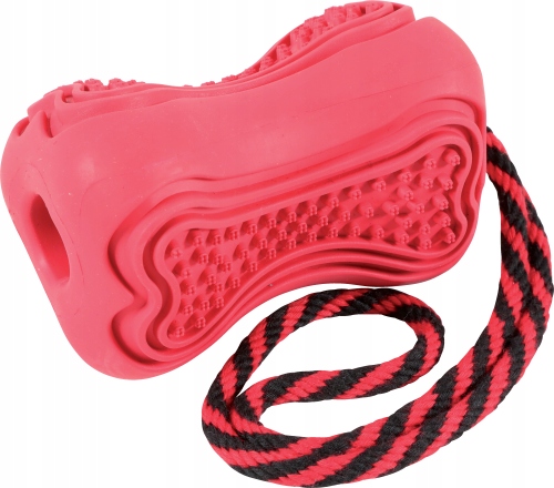

Zabawka kauczukowa ze sznurem Titan L (czerwona)