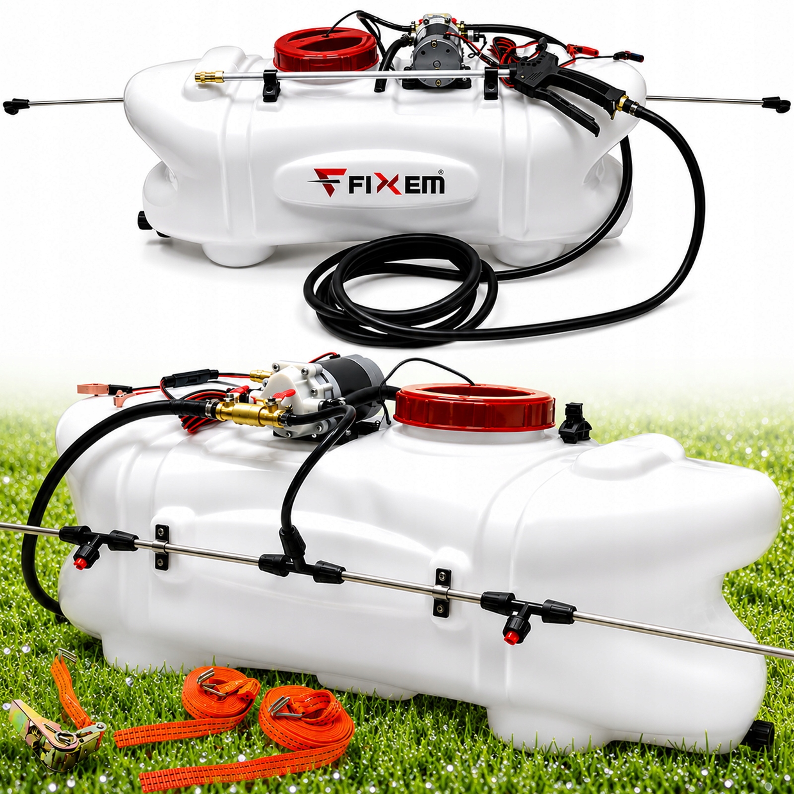 MOBILNY OPRYSKIWACZ ELEKTRYCZNY 60L z POMPĄ 12V NA QUADA ATV TRAKTOR
