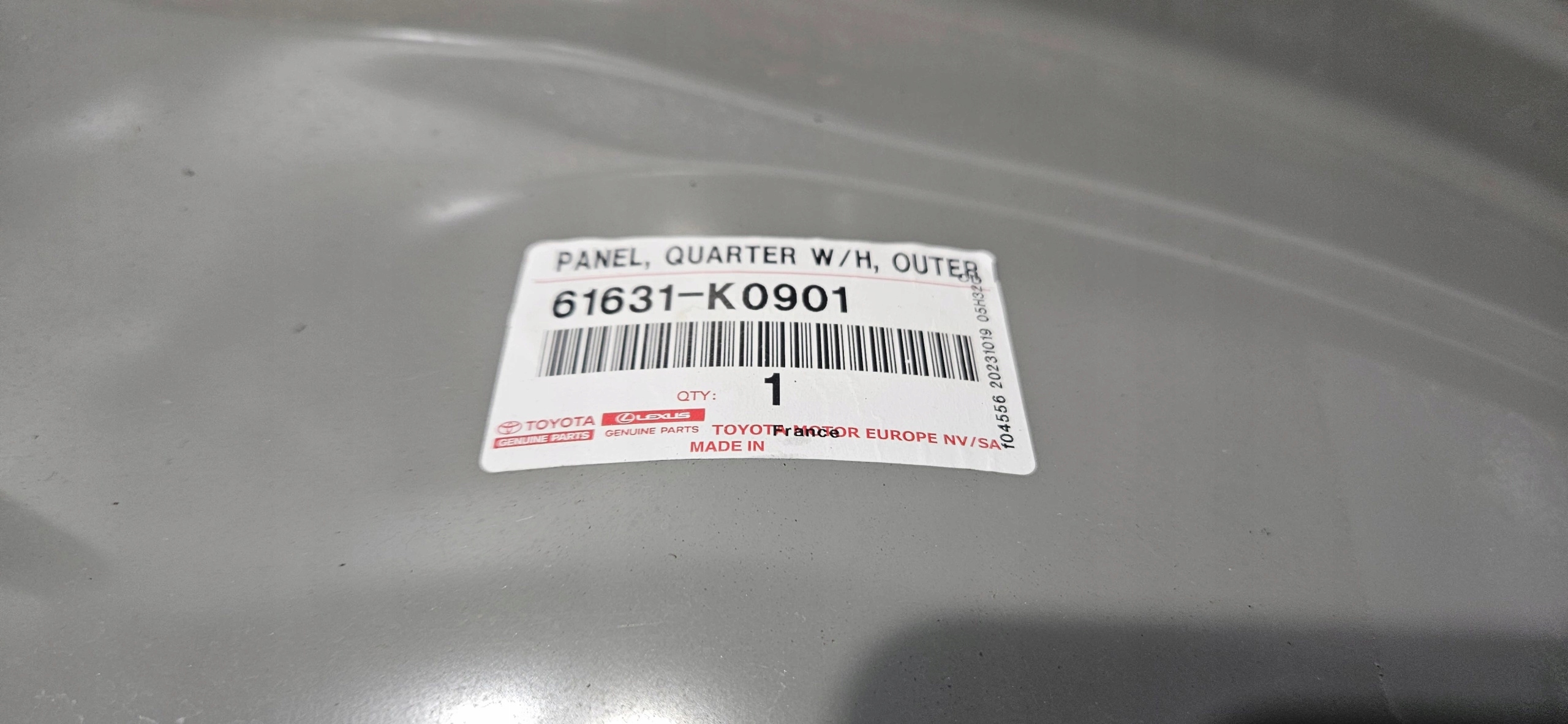 WNĘKA BŁOTNIKA PRAWY TYŁ TOYOTA YARIS IV 20- ORG Producent części Inny